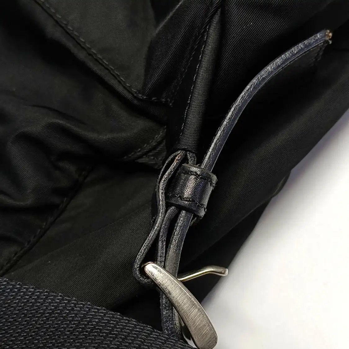 Prada PRADA black nylon logo backpack silver hardware Size ONE SIZE - 18 Thumbnail