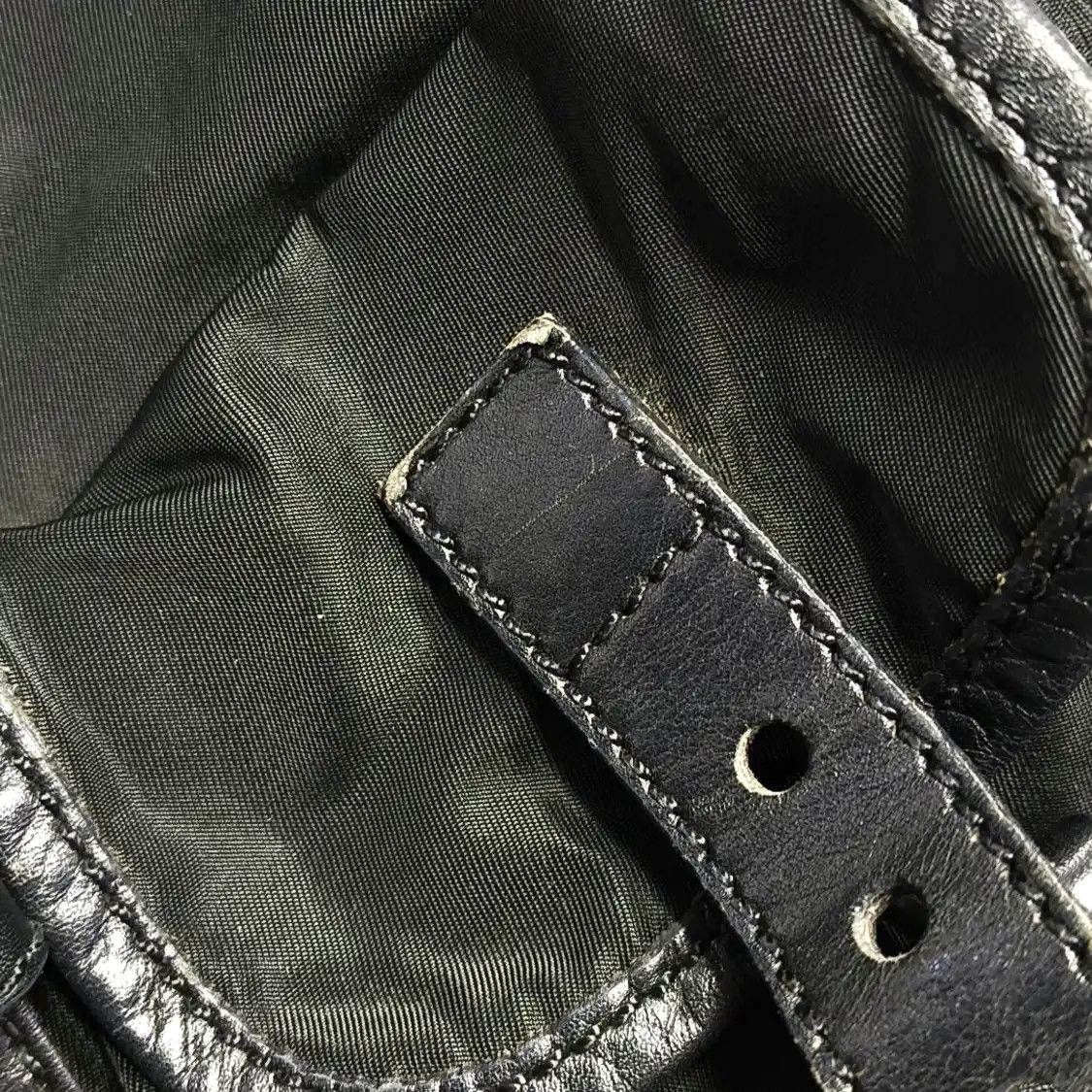 Prada PRADA black nylon logo backpack silver hardware Size ONE SIZE - 15 Thumbnail