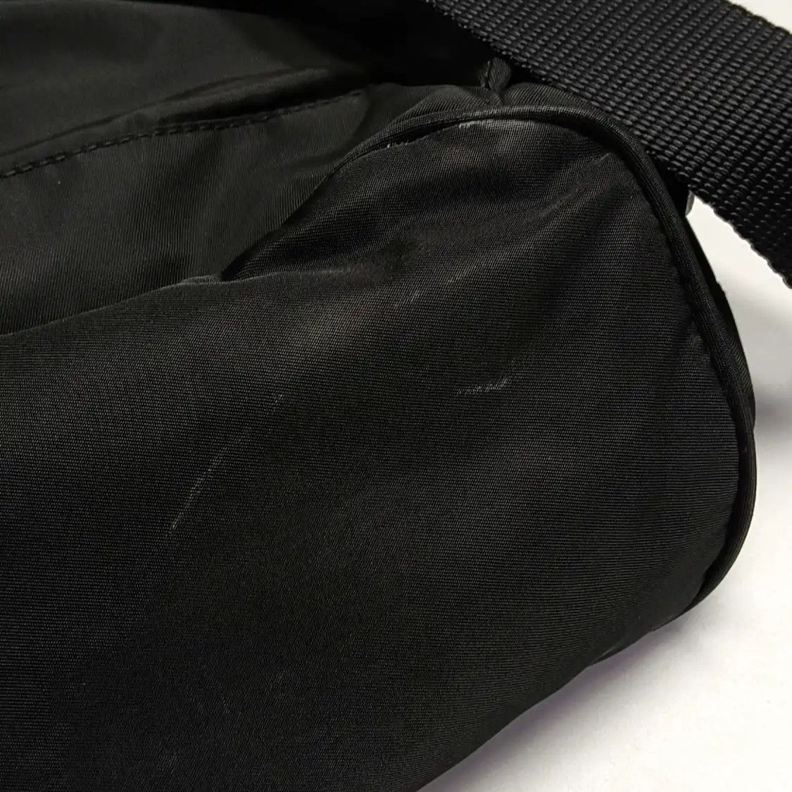 Prada PRADA black nylon logo backpack silver hardware Size ONE SIZE - 21 Thumbnail