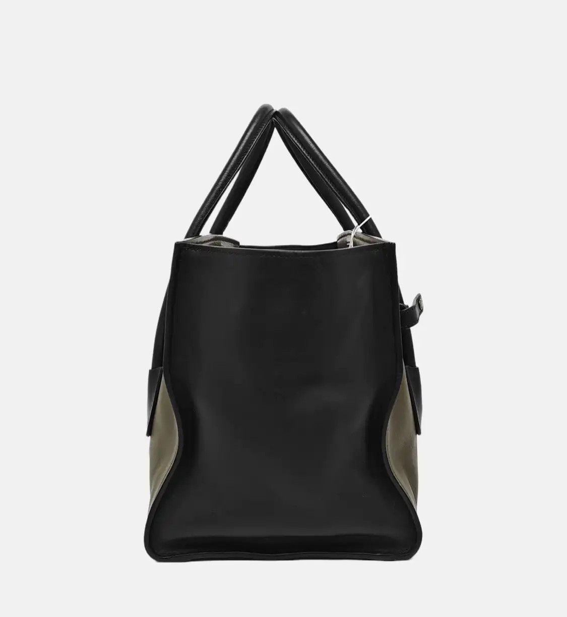 Prada PRADA Canapa green cowhide leather handbag silver hardware Size ONE SIZE - 3 Thumbnail