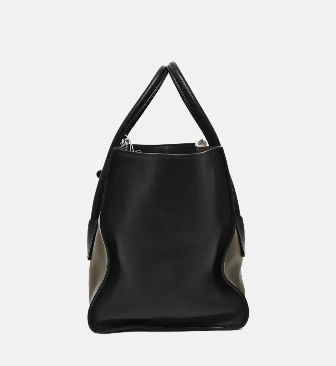 Prada PRADA Canapa green cowhide leather handbag silver hardware Size ONE SIZE - 4 Thumbnail