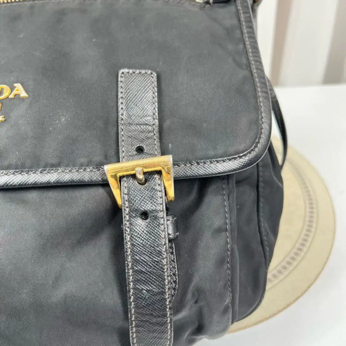 Prada PRADA Vela Messenger Bag black nylon crossbody bag Size ONE SIZE - 7 Thumbnail