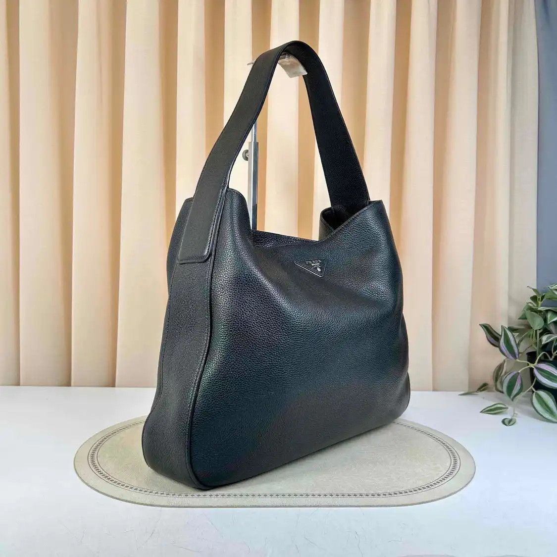 Prada PRADA black leather shoulder bag Size ONE SIZE - 5 Thumbnail