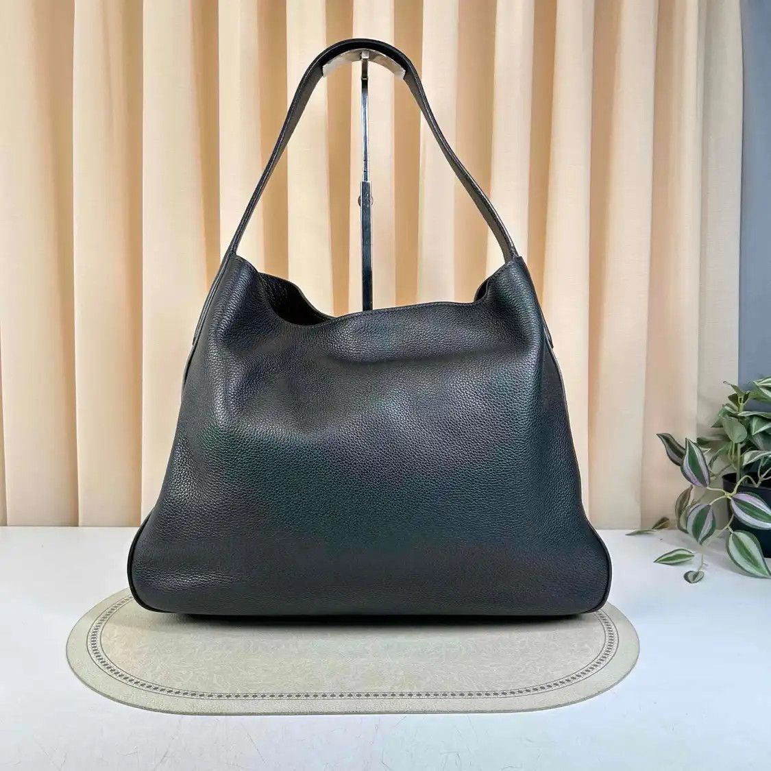 Prada PRADA black leather shoulder bag Size ONE SIZE - 2 Thumbnail