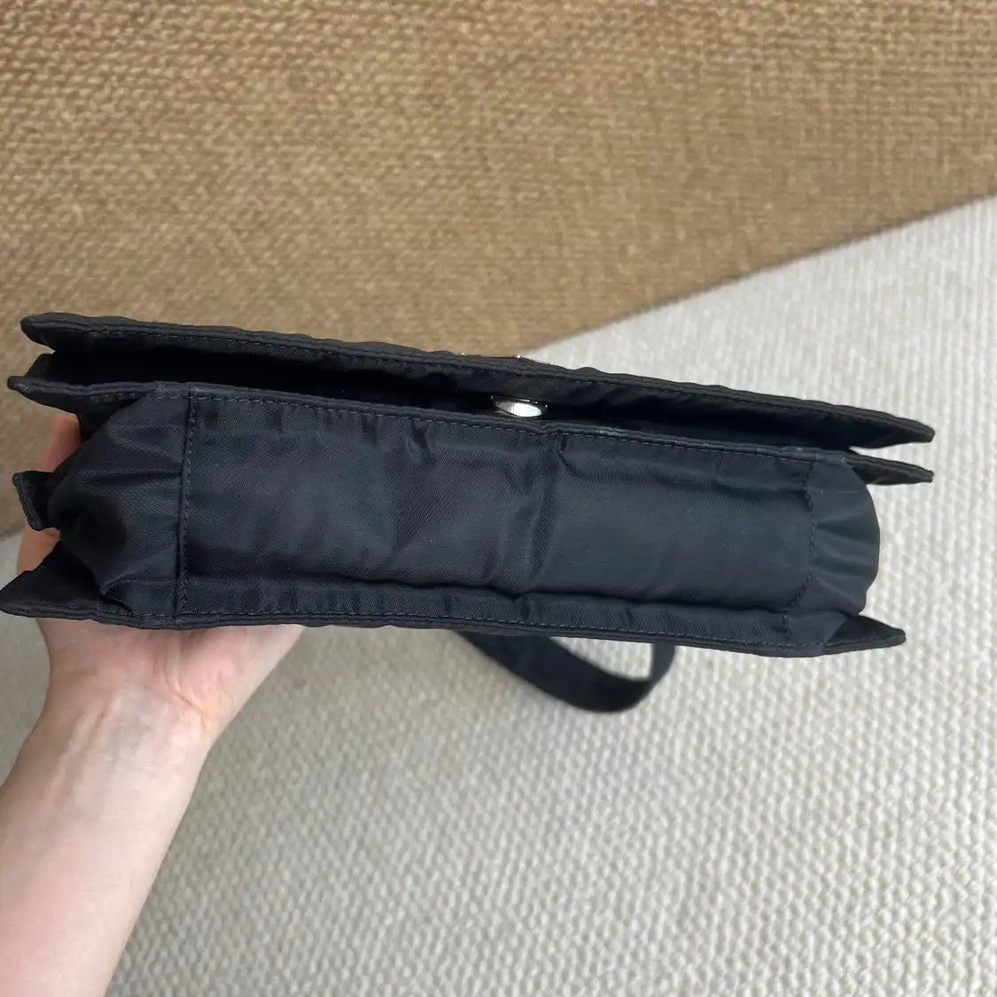 Prada PRADA tote bag black nylon logo shoulder bag Size ONE SIZE - 15 Thumbnail