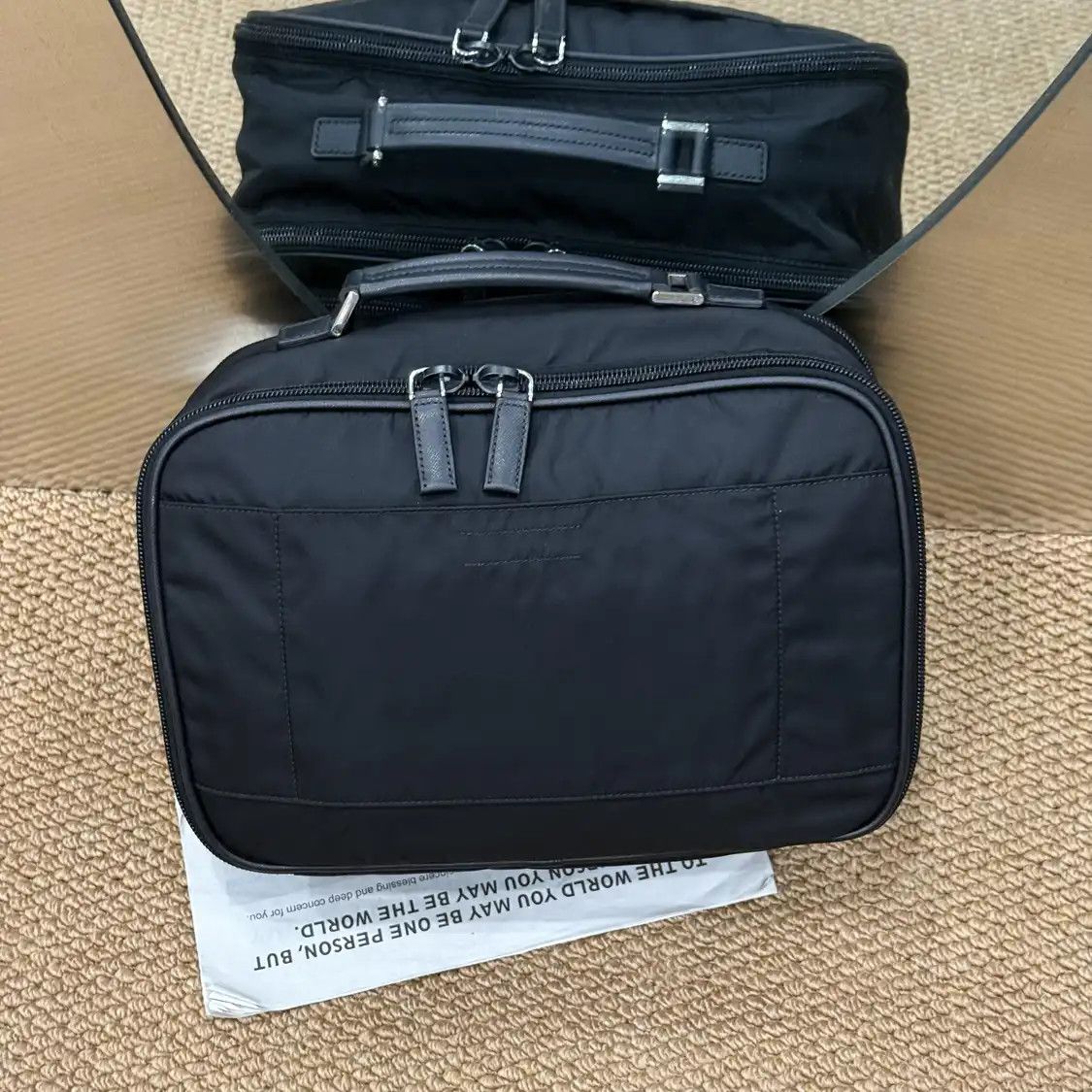 Prada PRADA camera bag Large black nylon handbag Size ONE SIZE - 2 Thumbnail