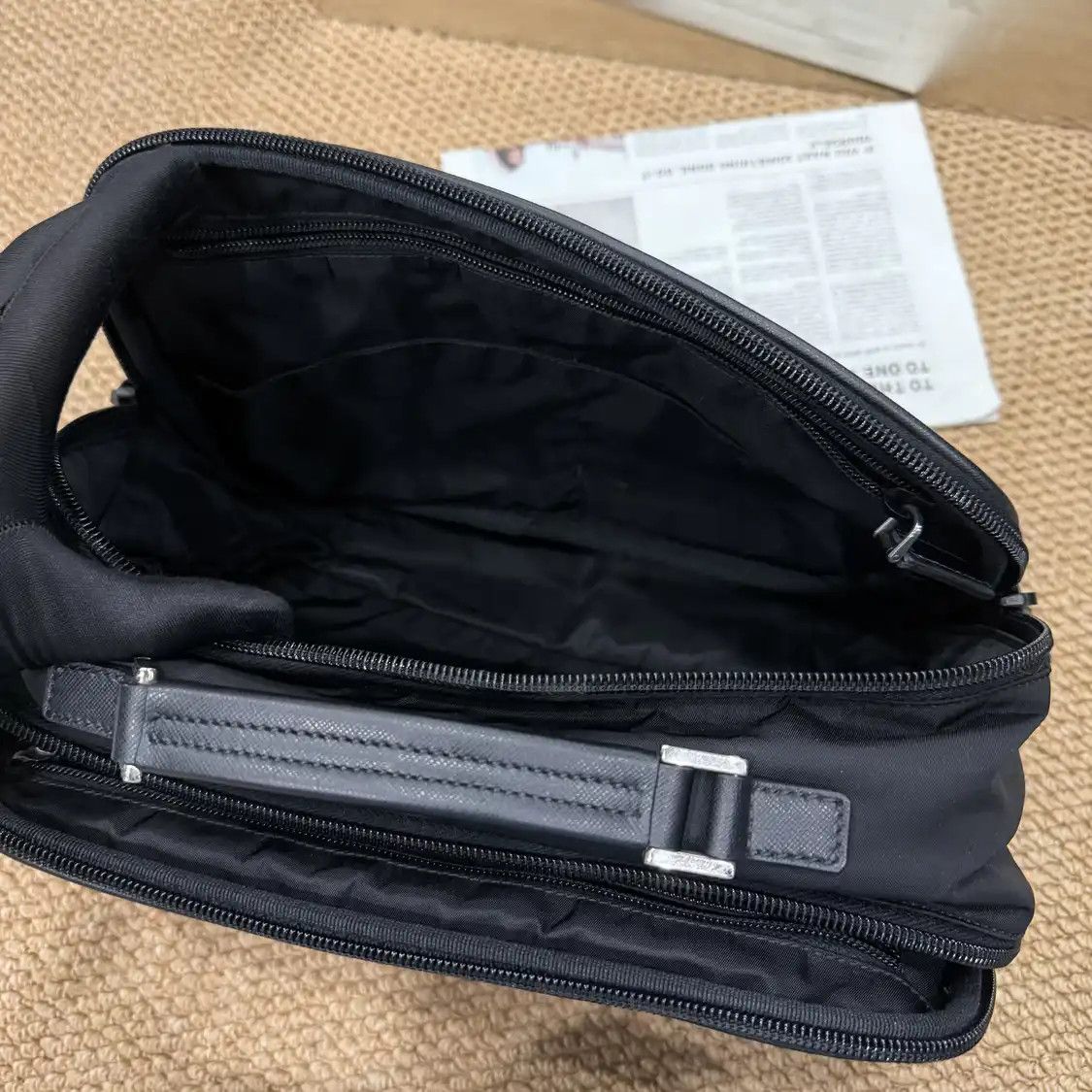Prada PRADA camera bag Large black nylon handbag Size ONE SIZE - 10 Thumbnail