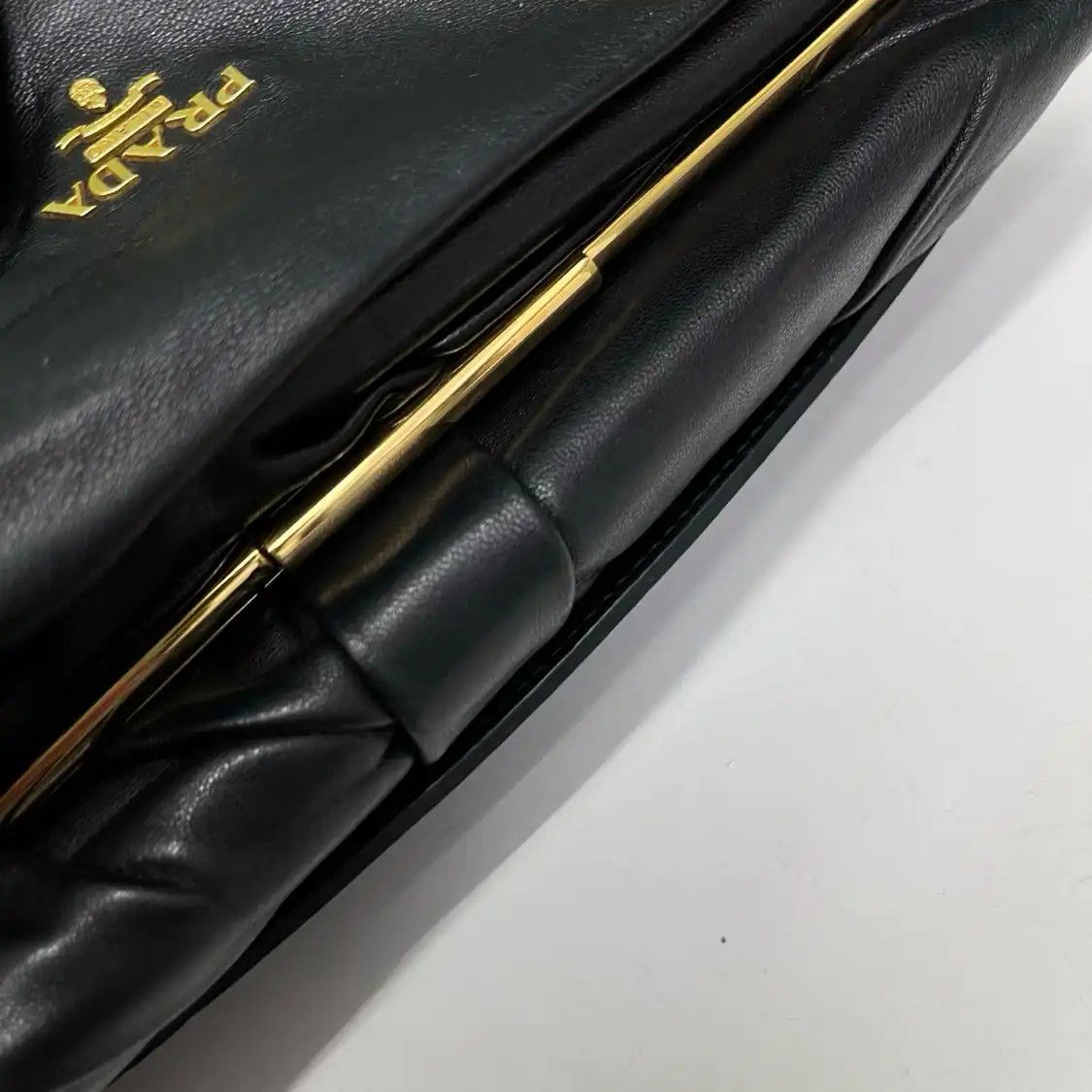 Prada PRADA black sheepskin clutch Size ONE SIZE - 3 Thumbnail