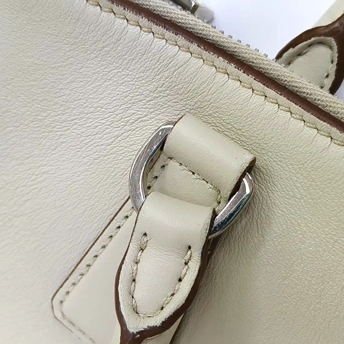 Prada PRADA Galleria oversized no white cowhide leather logo cross pattern杀手包handbag s Size ONE SIZE - 11 Thumbnail
