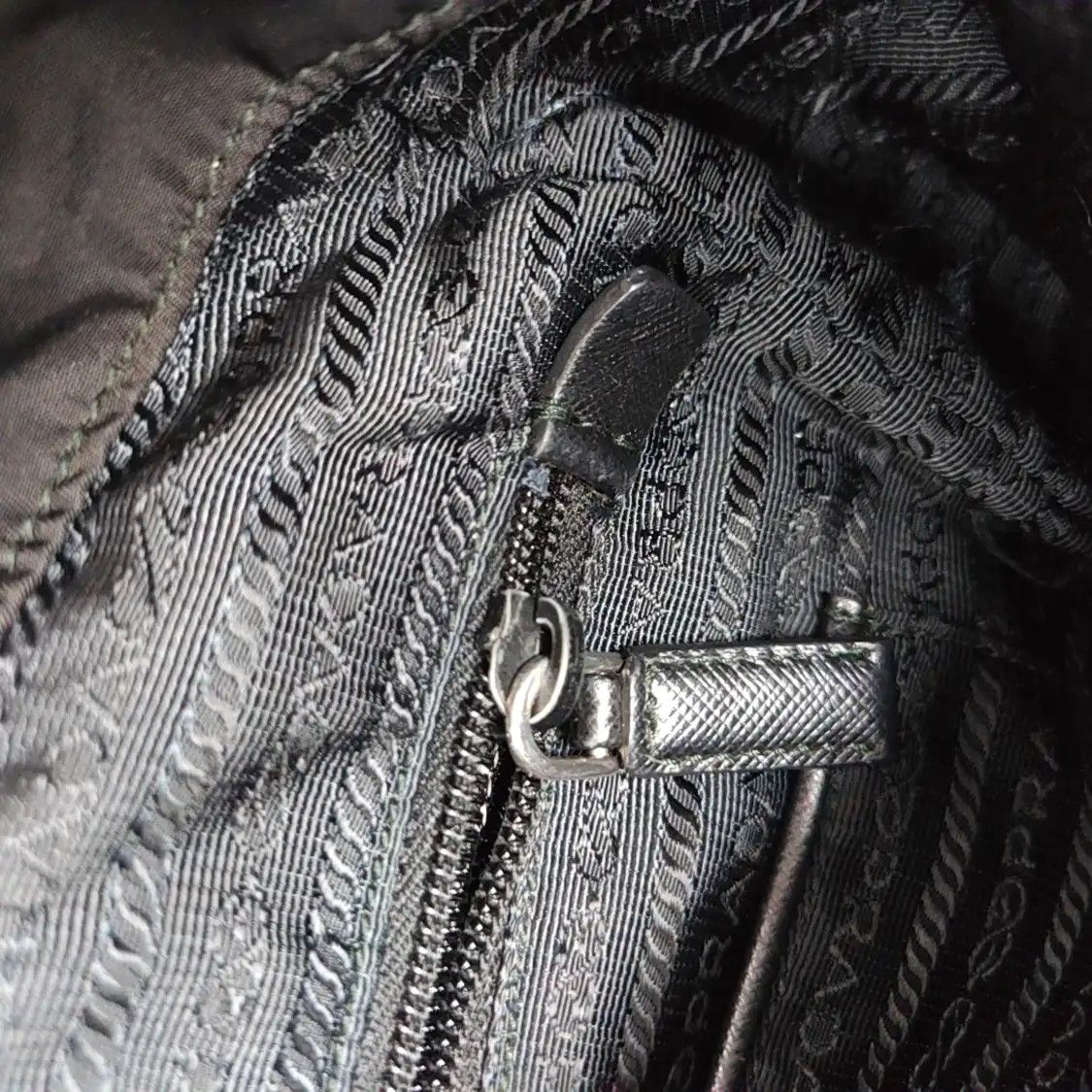Prada PRADA black nylon logo backpack silver hardware Size ONE SIZE - 21 Thumbnail