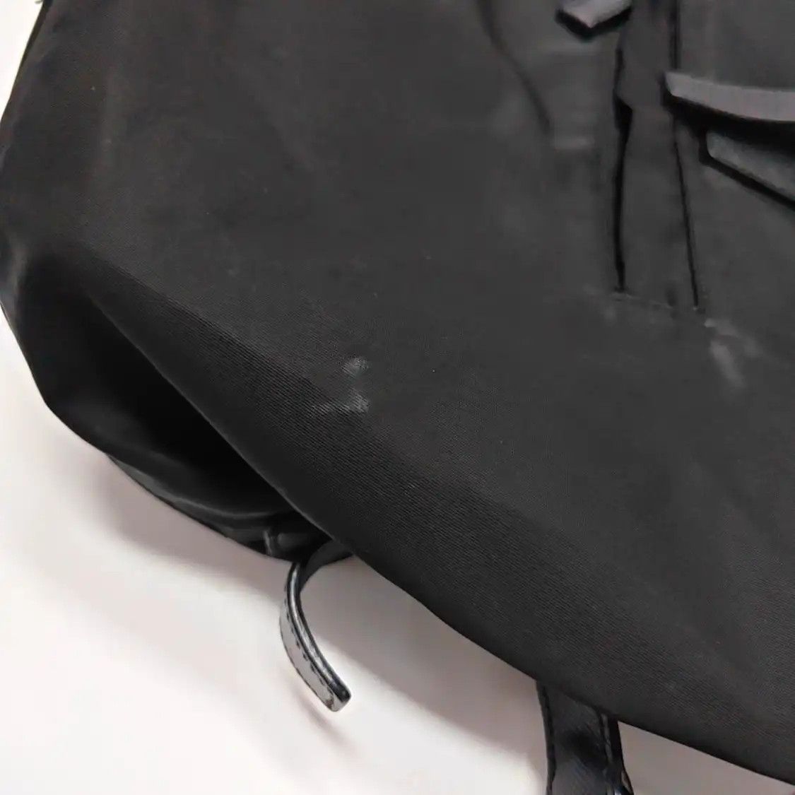 Prada PRADA black nylon logo backpack silver hardware Size ONE SIZE - 12 Thumbnail