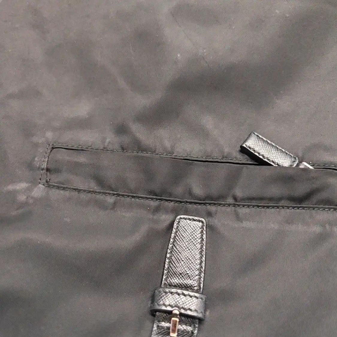 Prada PRADA black nylon logo backpack silver hardware Size ONE SIZE - 9 Thumbnail