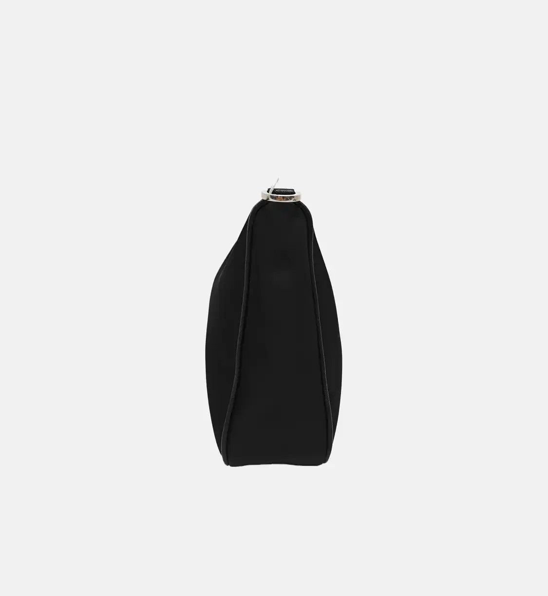 Prada PRADA black nylon logo crossbody bag shoulder bag silver hardware sub-pocket det Size ONE SIZE - 3 Thumbnail