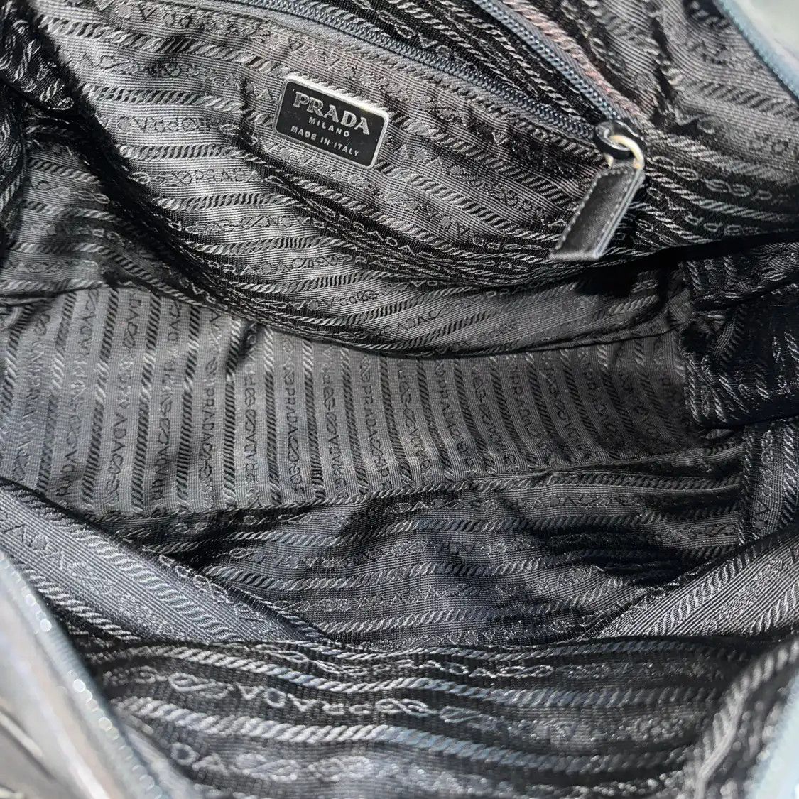 Prada PRADA tote bag black nylon handbag Size ONE SIZE - 8 Thumbnail