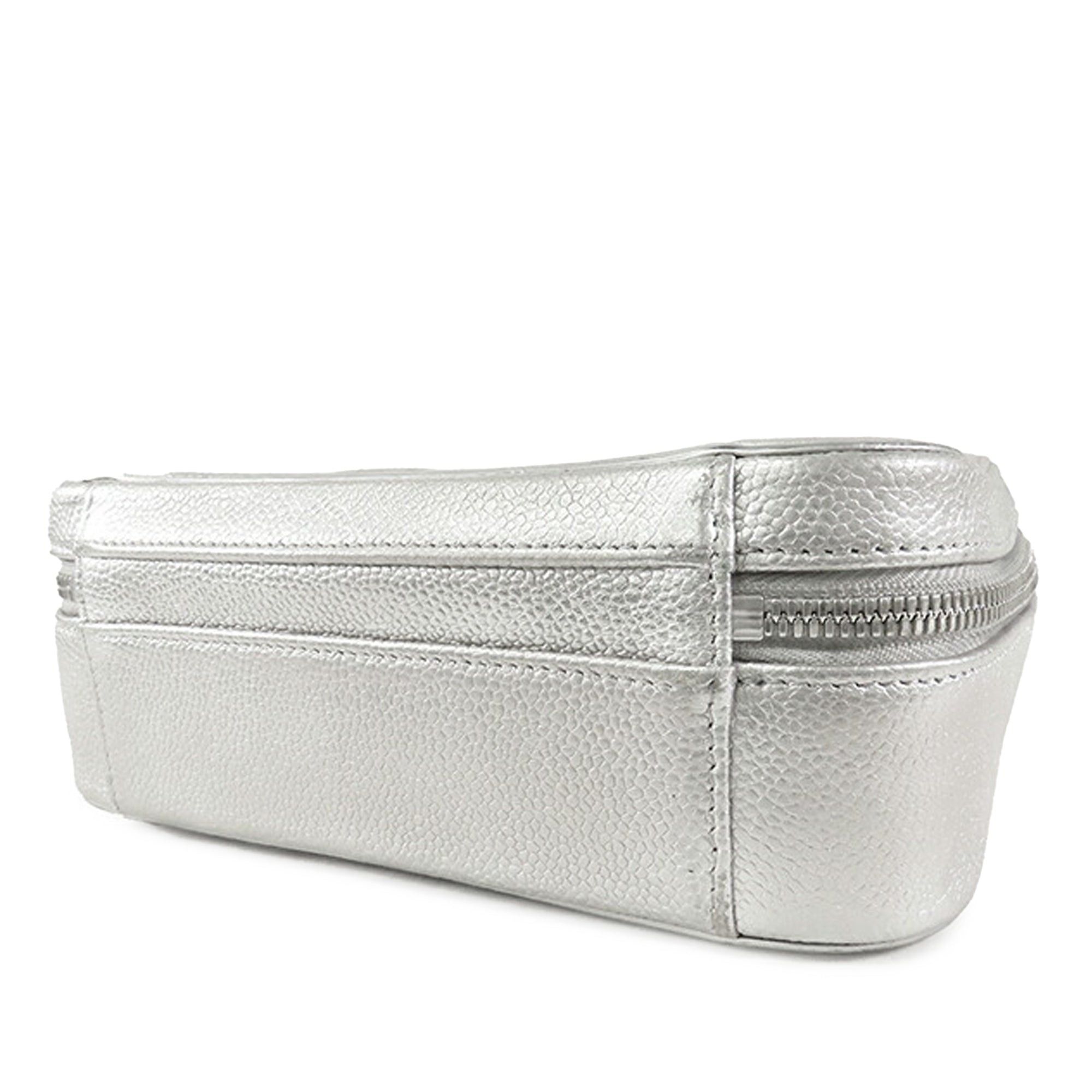 Chanel Caviar CC Filigree Vanity Case Size ONE SIZE - 3 Thumbnail