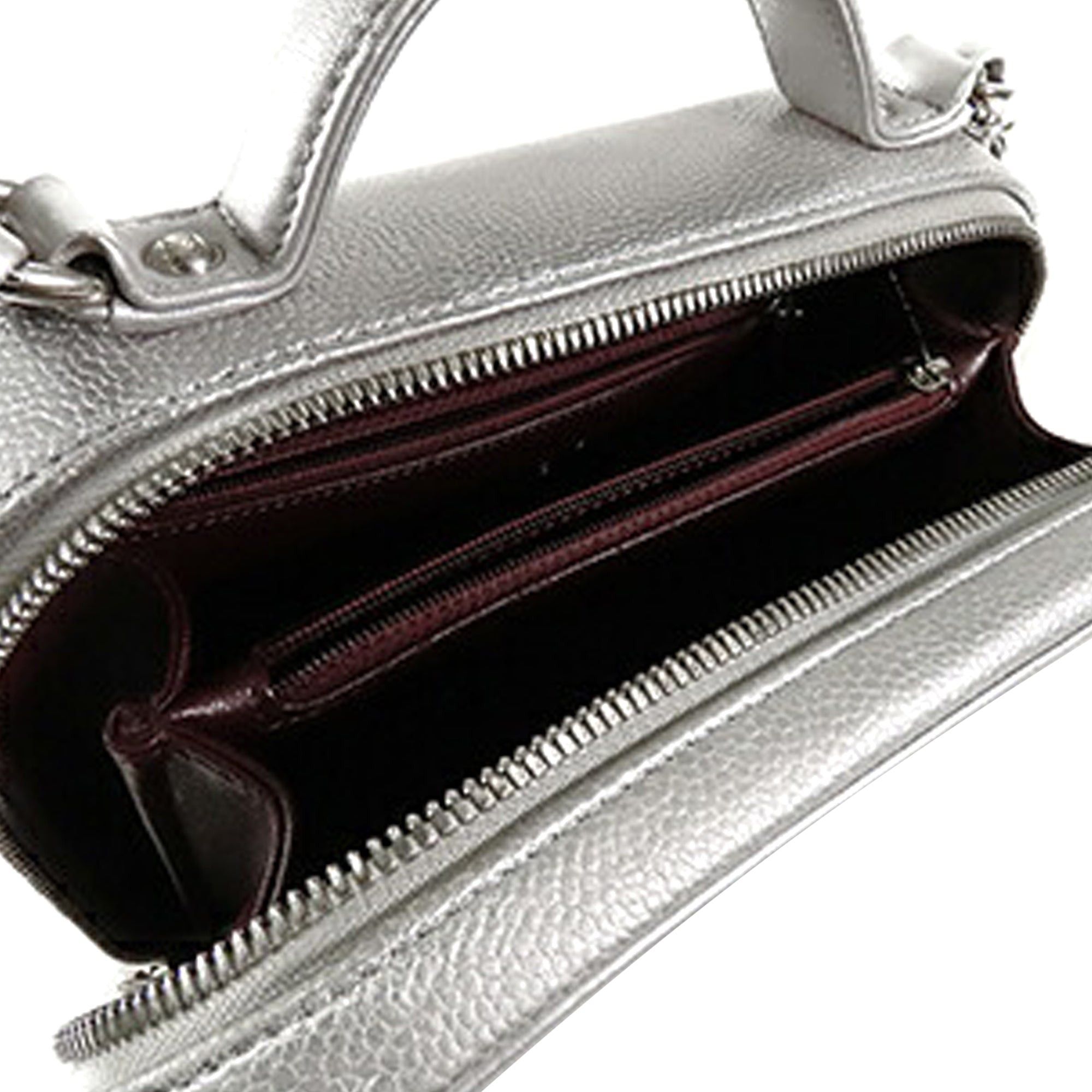 Chanel Caviar CC Filigree Vanity Case Size ONE SIZE - 4 Thumbnail