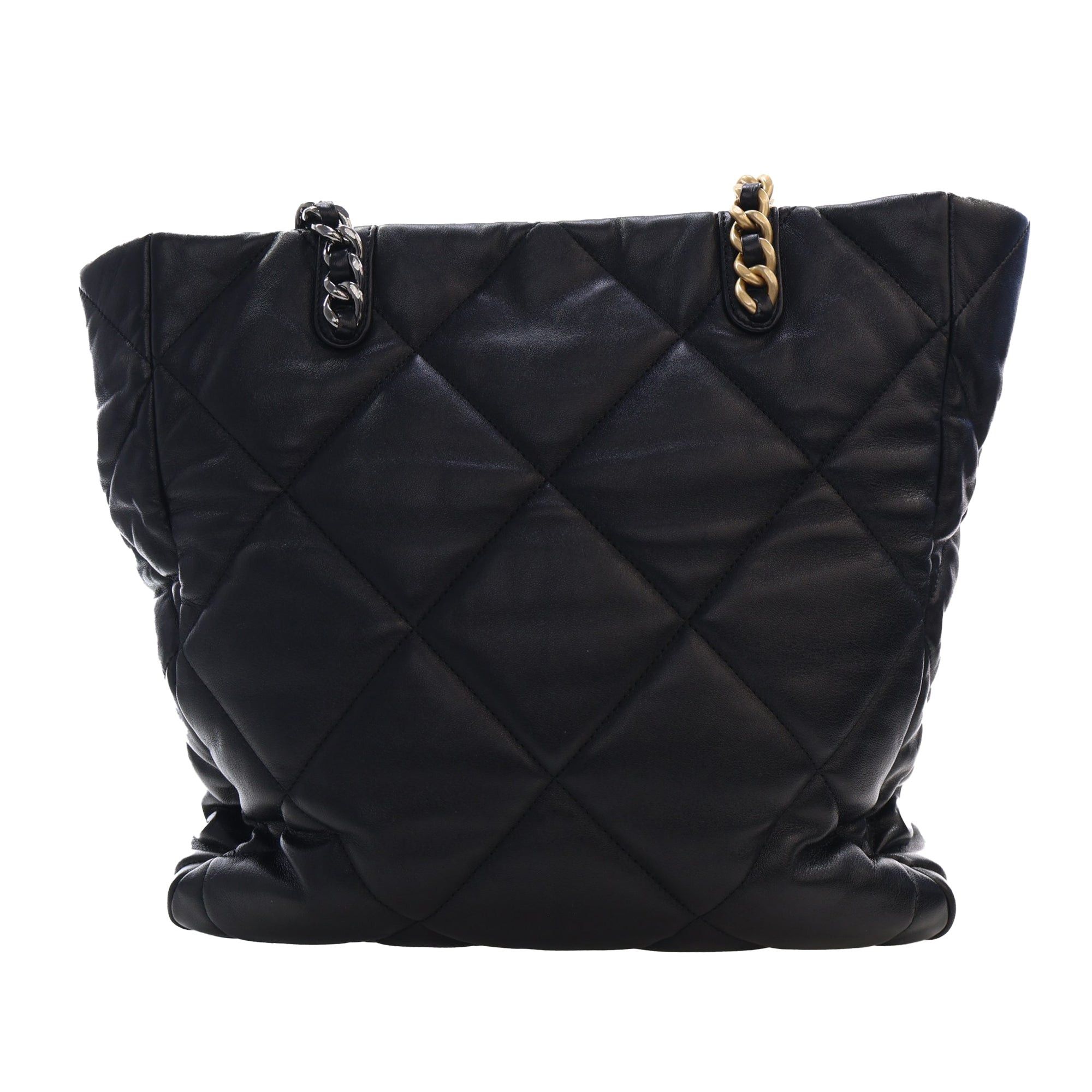 Chanel Lambskin 19 Vertical Shopping Tote Size ONE SIZE - 4 Thumbnail