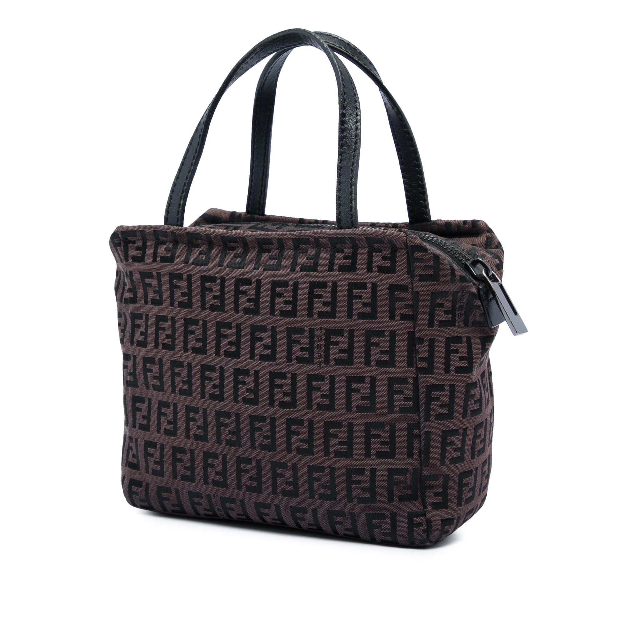 Fendi Zucchino Canvas Handbag Size ONE SIZE - 2 Thumbnail