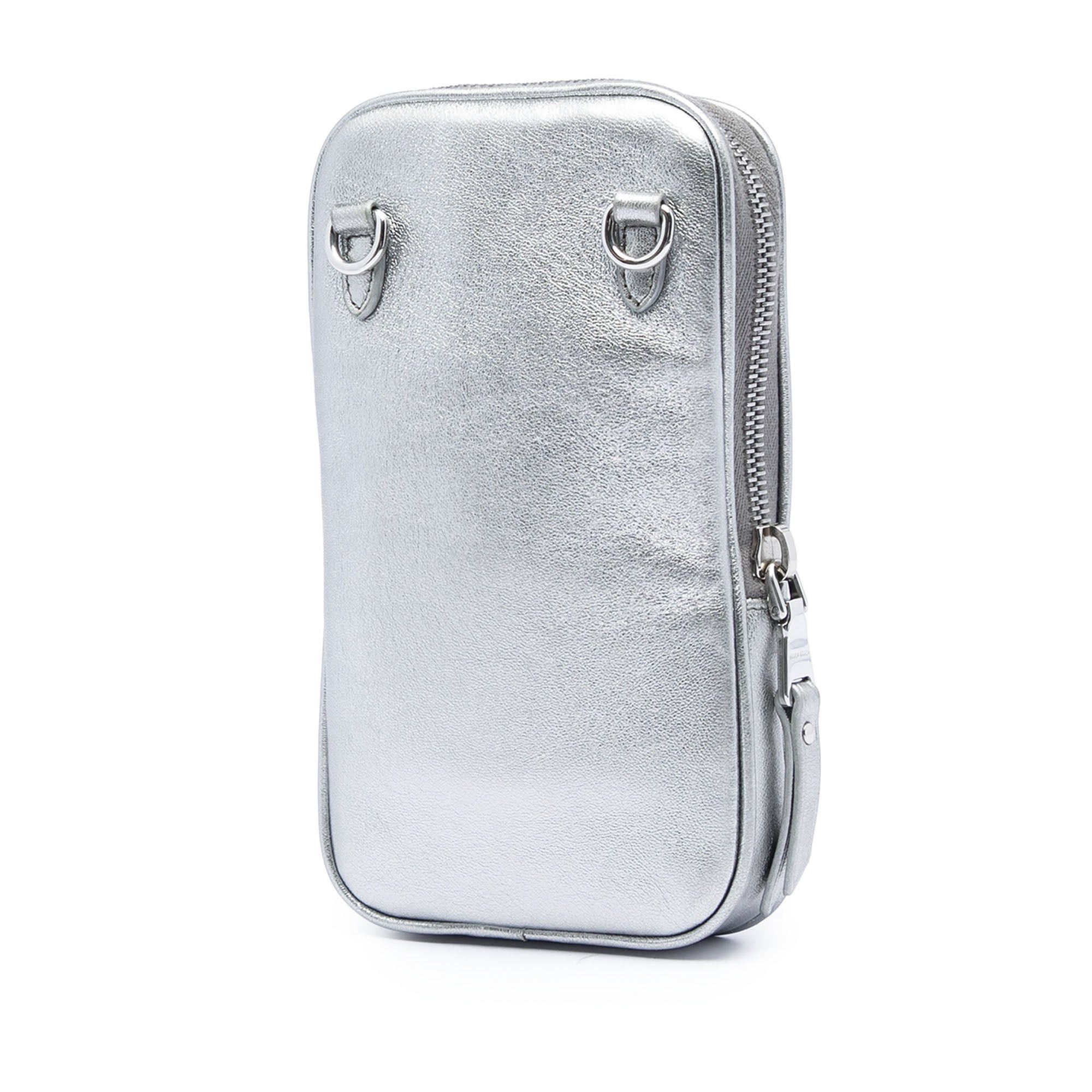 Miu Miu Matelasse Metallic Nappa Phone Holder Crossbody Size ONE SIZE - 2 Thumbnail