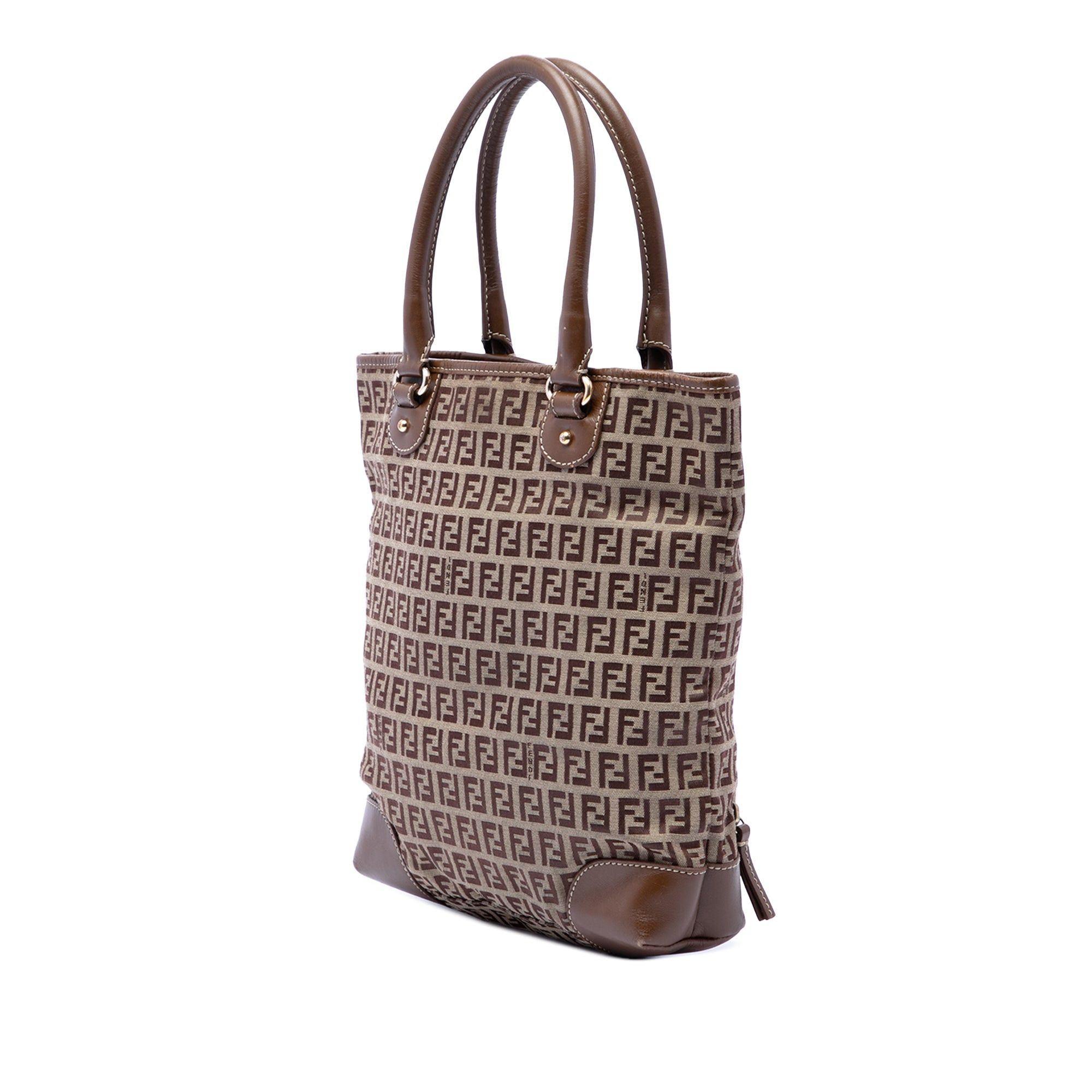 Fendi Zucchino Canvas Chef Front Pocket Shopping Tote Size ONE SIZE - 2 Thumbnail