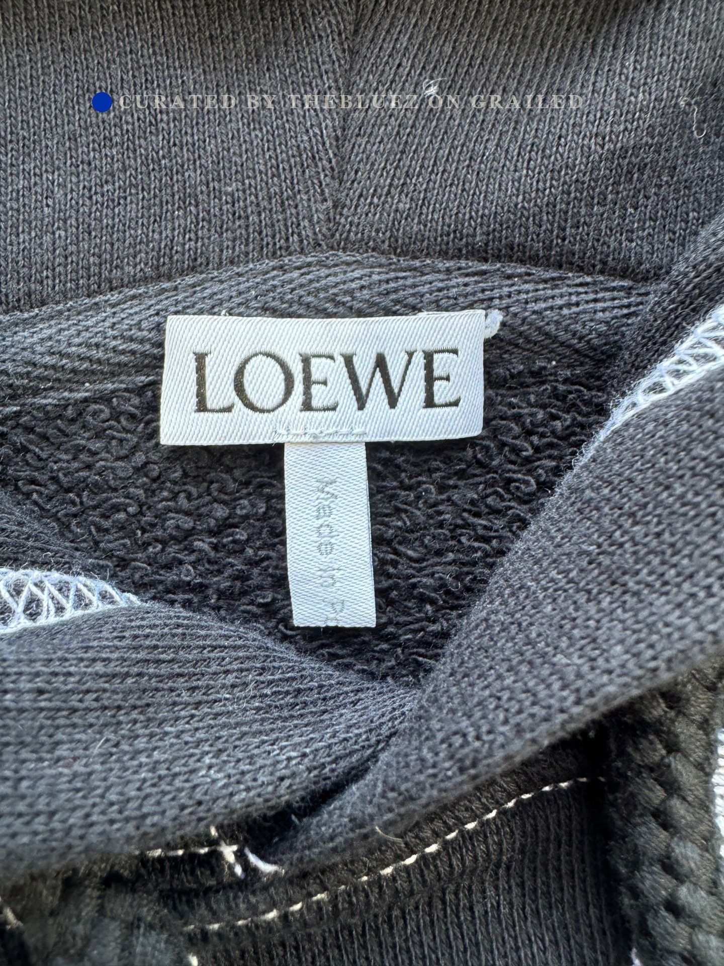 Loewe Stitch Embroidery Logo Hoodie