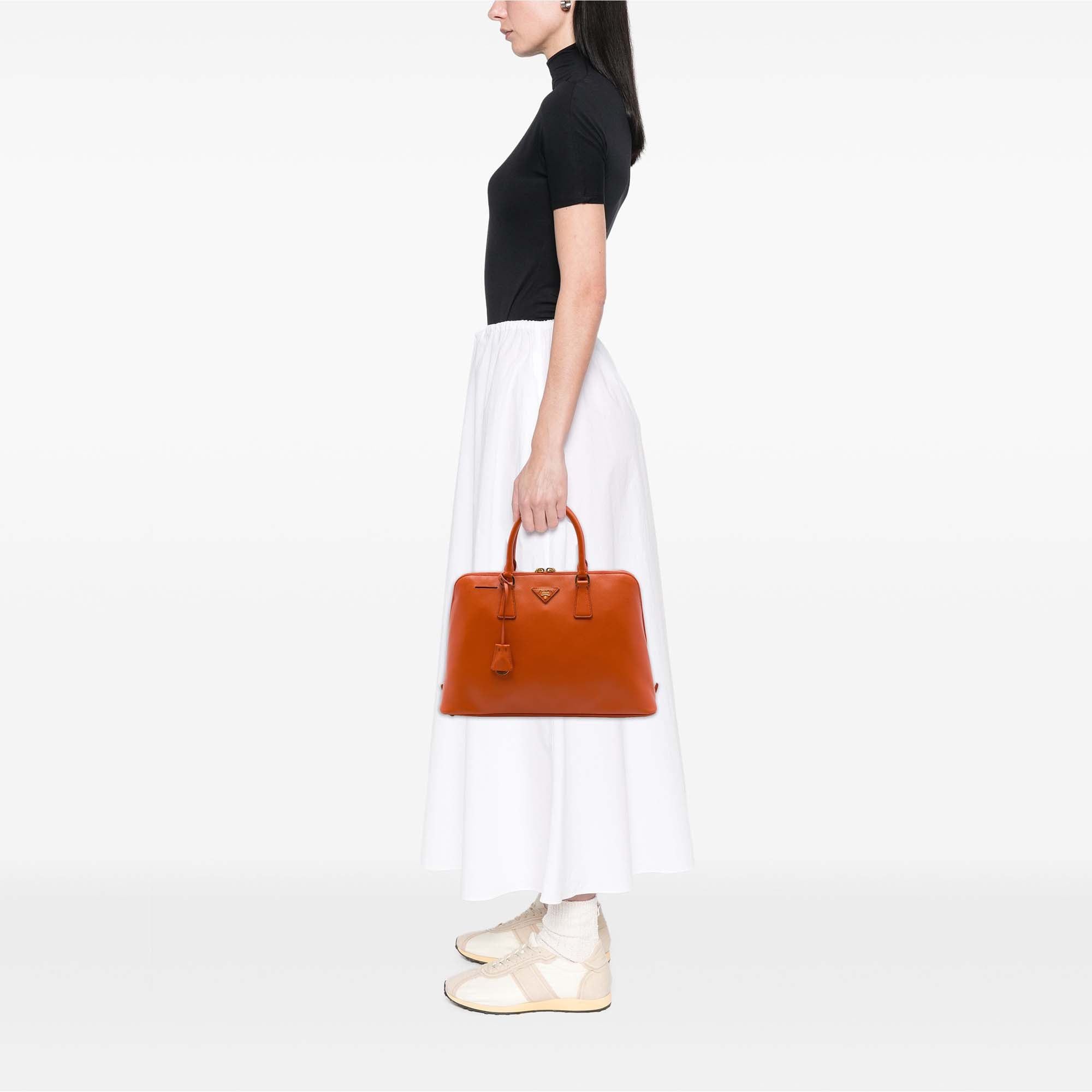 Prada Saffiano Lux Promenade Satchel Size ONE SIZE - 6 Thumbnail