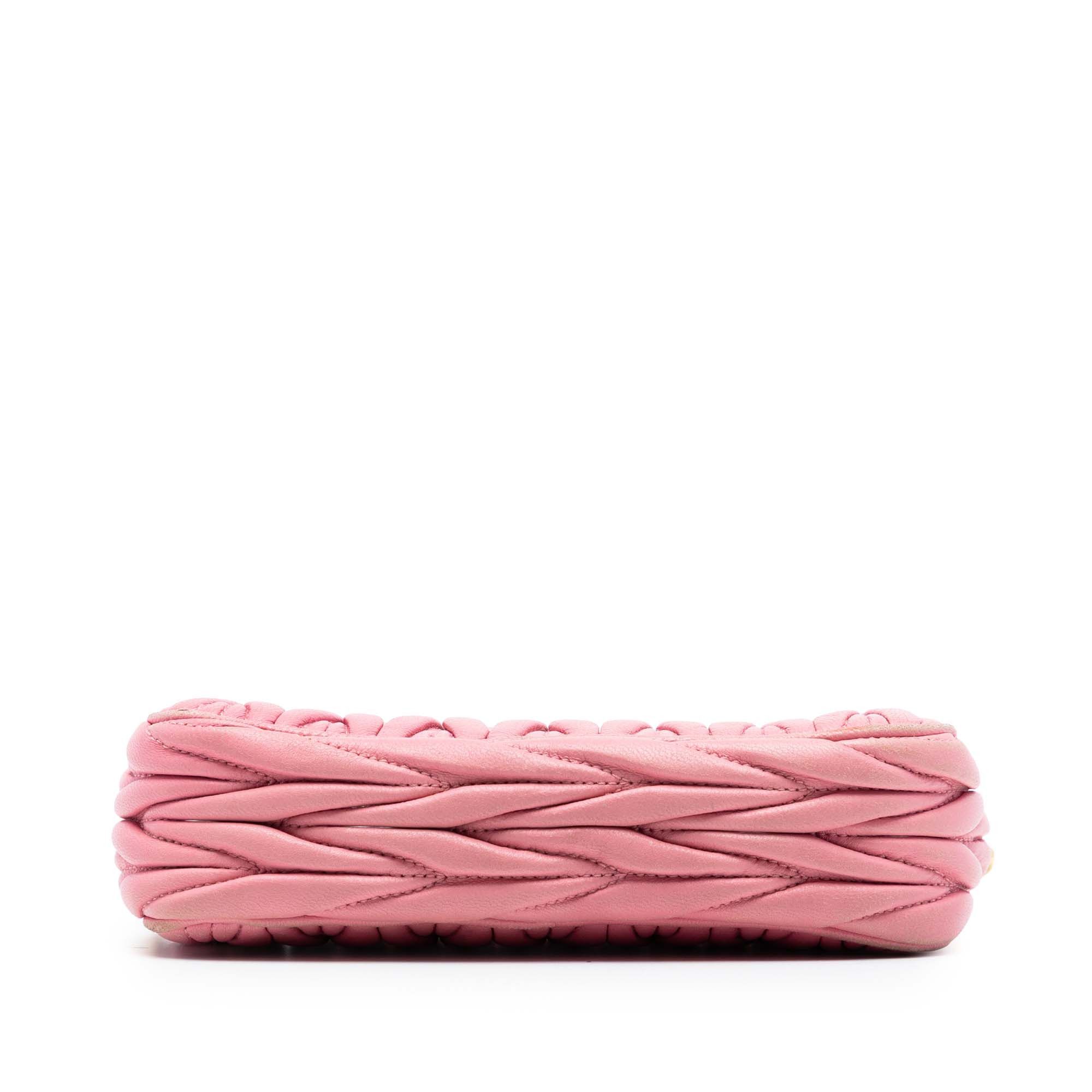 Miu Miu Nappa Matelasse Double Zip Handbag Size ONE SIZE - 3 Thumbnail