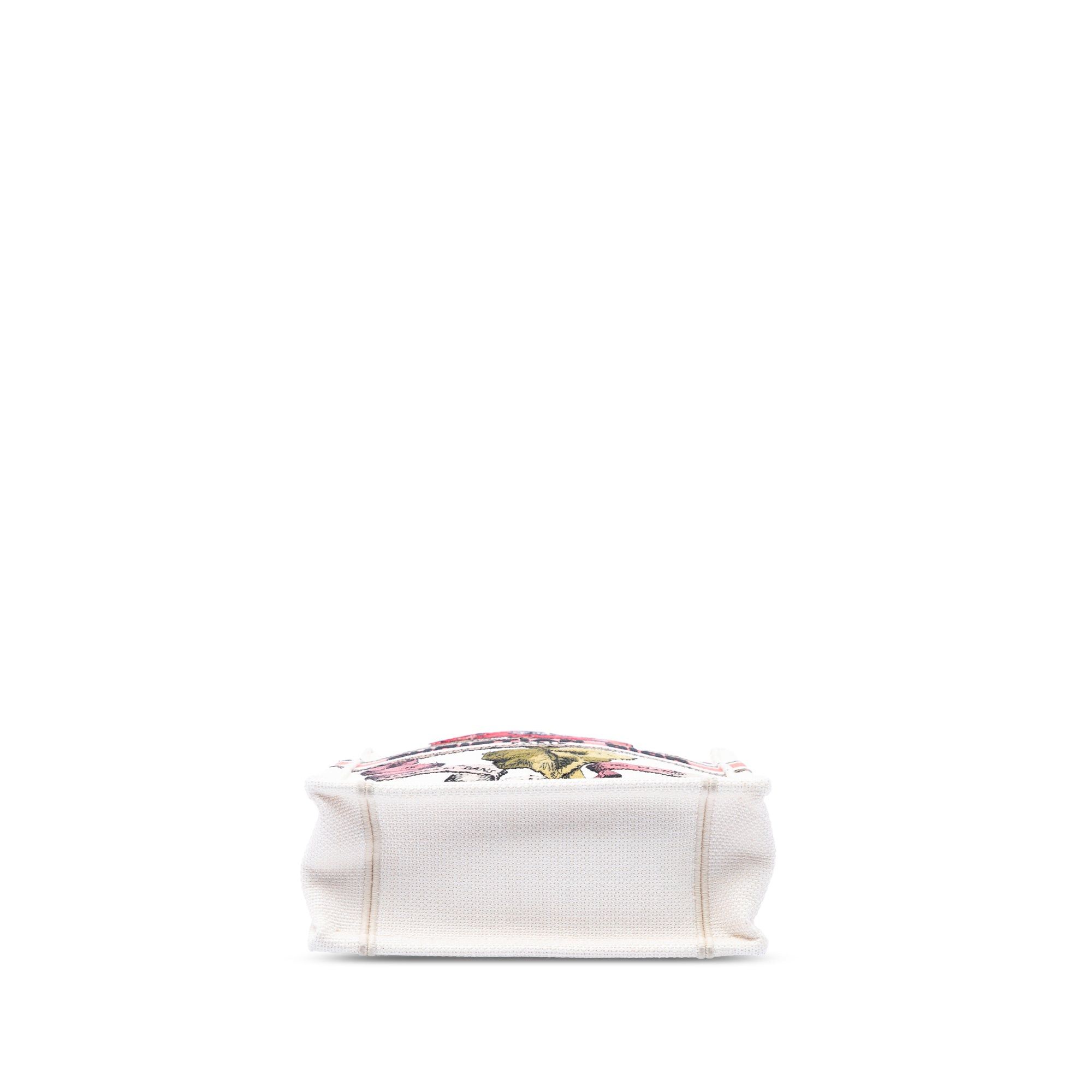 Dior Embroidered Canvas Fleurs Bibliques Vertical Book Tote Size ONE SIZE - 3 Thumbnail