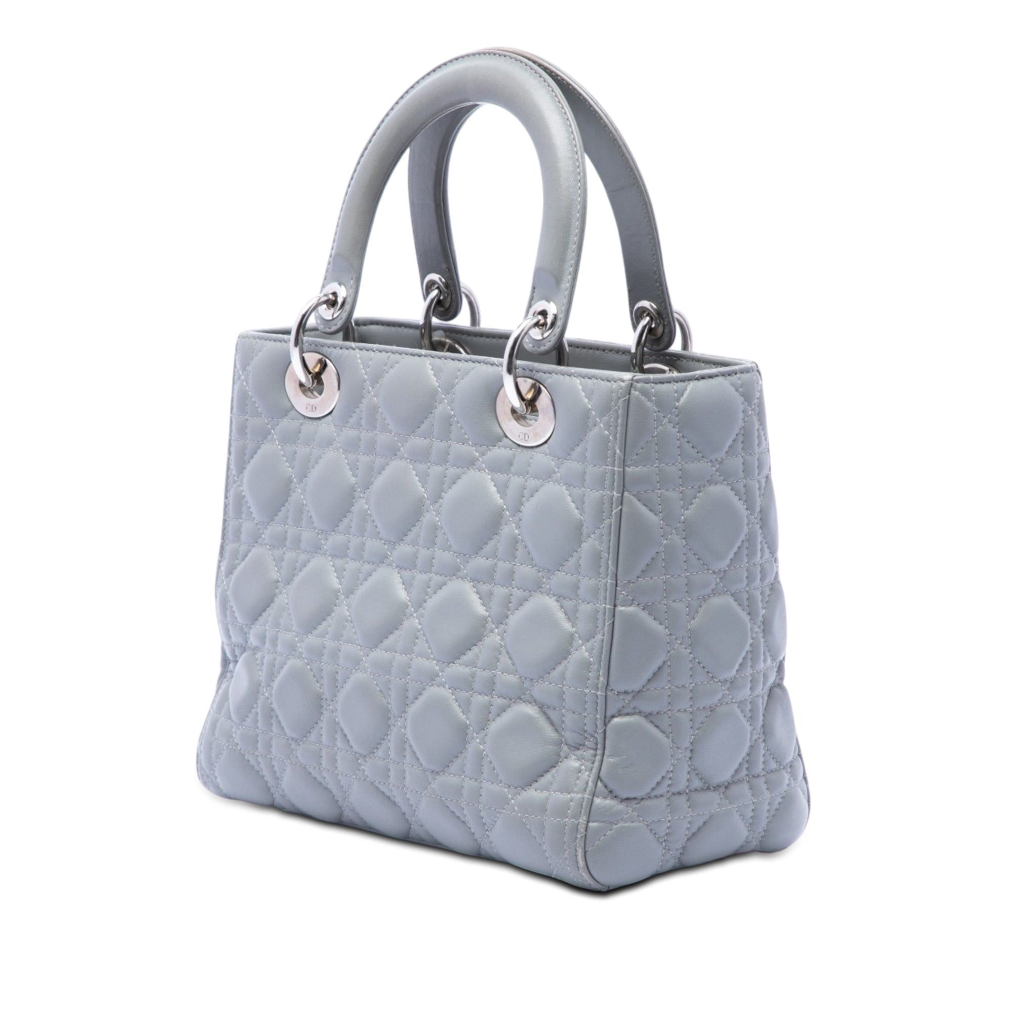 Dior Metallic Lambskin Cannage Lady Dior Size ONE SIZE - 2 Thumbnail
