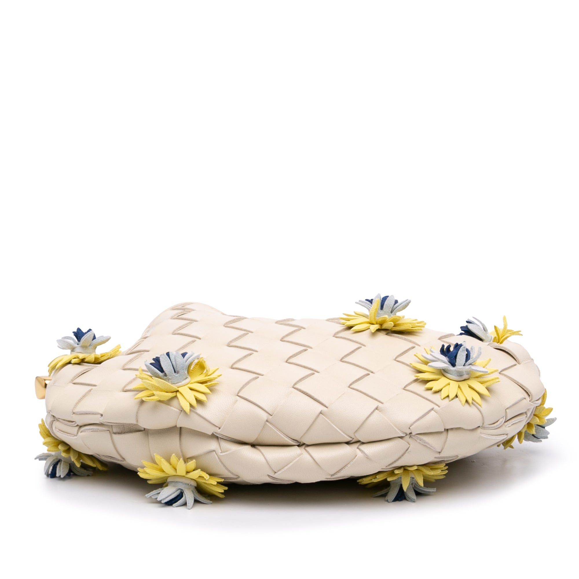 Bottega Veneta Baby Lambskin Intrecciato Floral Sardine Size ONE SIZE - 3 Thumbnail