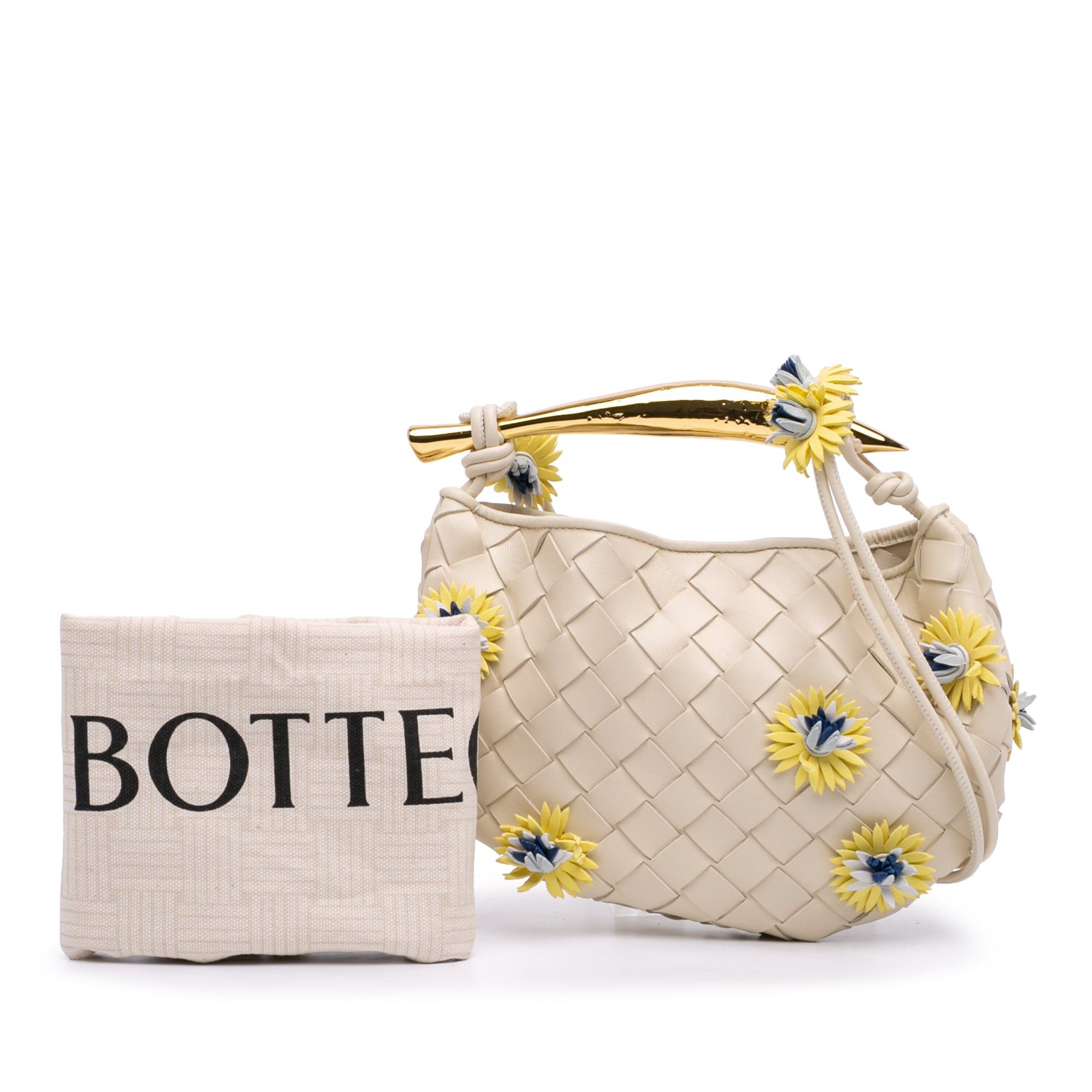 Bottega Veneta Baby Lambskin Intrecciato Floral Sardine Size ONE SIZE - 7 Thumbnail