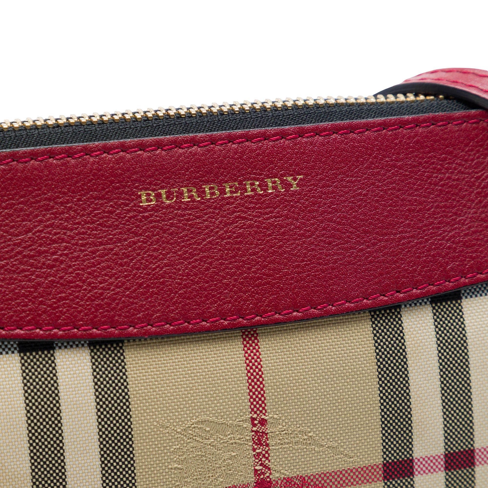 Burberry Haymarket Check Nylon Peyton Crossbody Size ONE SIZE - 5 Thumbnail