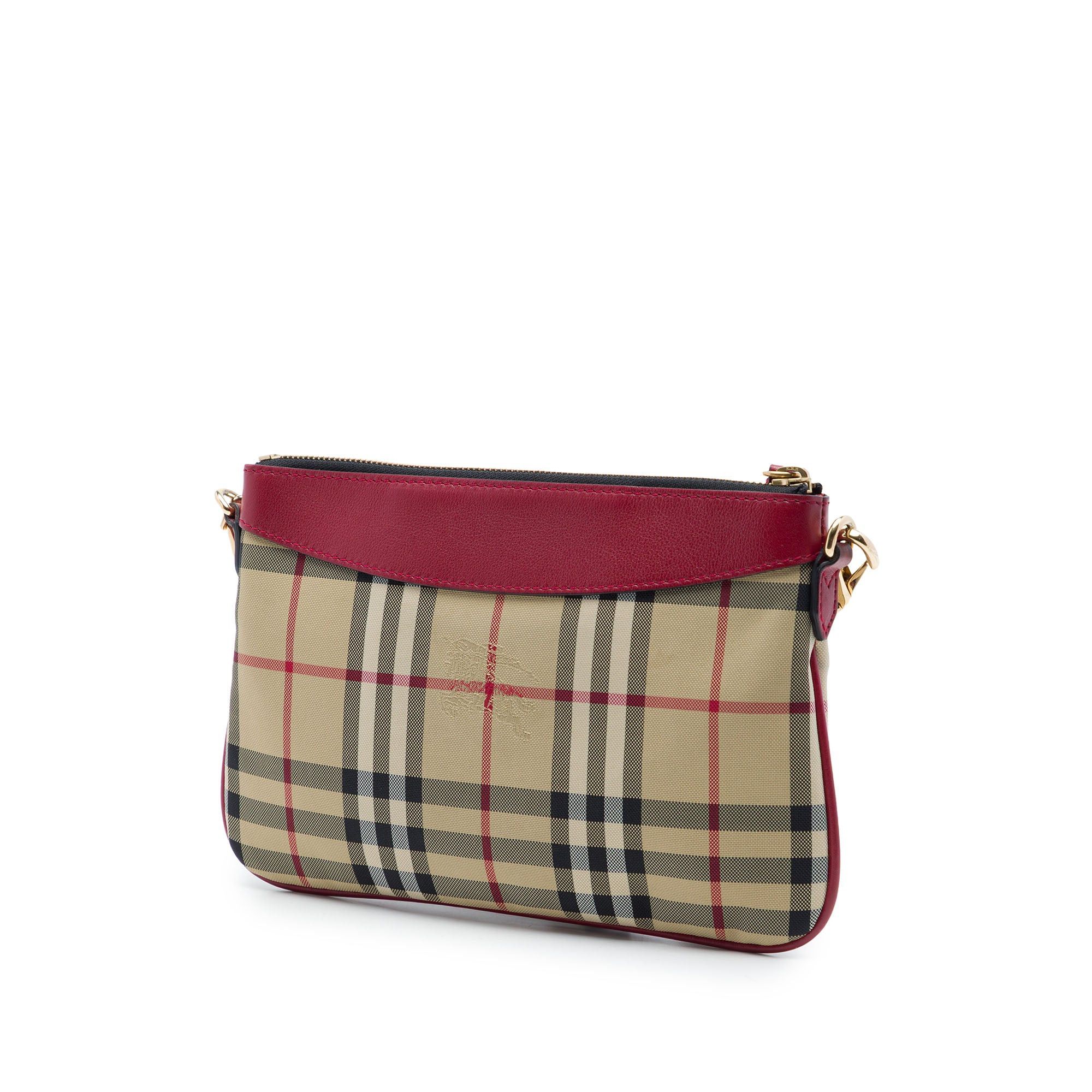 Burberry Haymarket Check Nylon Peyton Crossbody Size ONE SIZE - 2 Thumbnail