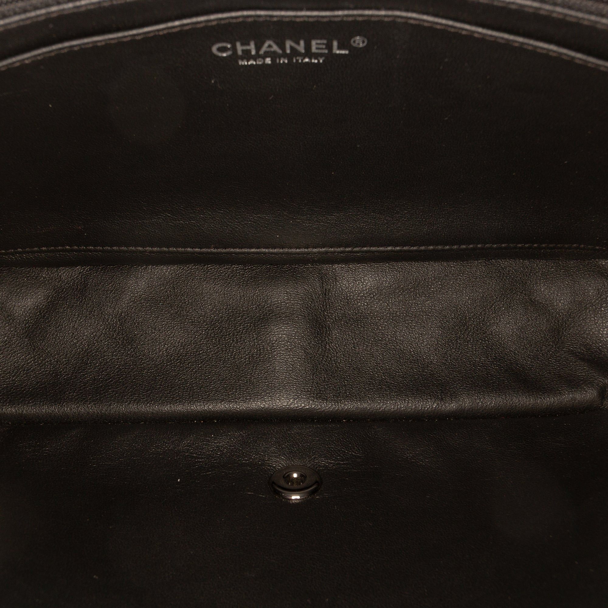 Chanel Jumbo Classic Bicolor Lambskin Twist Flap Size ONE SIZE - 4 Thumbnail
