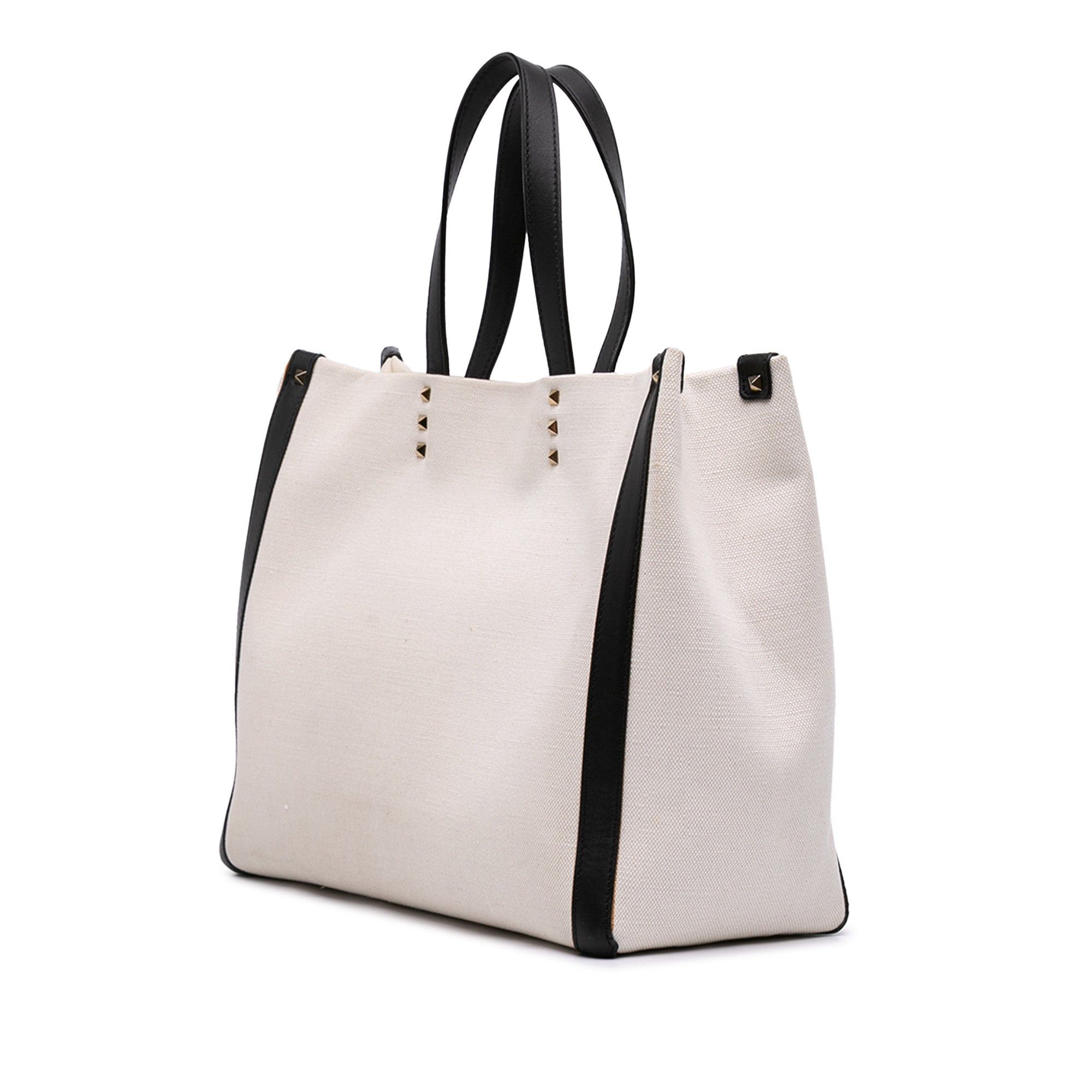 Valentino Canvas Rockstud VLTN Tote Size ONE SIZE - 2 Thumbnail