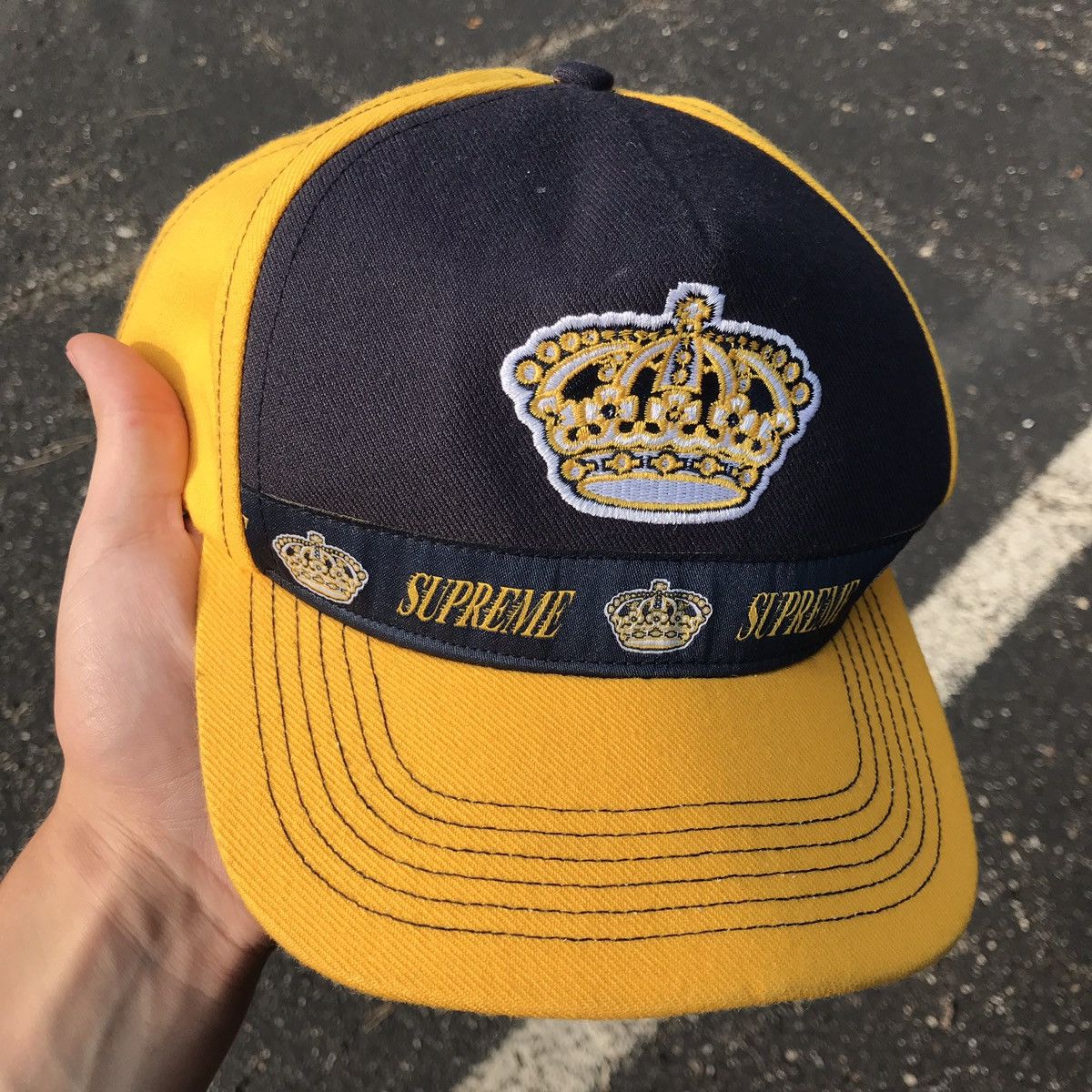 Supreme Supreme SS14 Crown SnapBack hat FINAL DROP Grailed