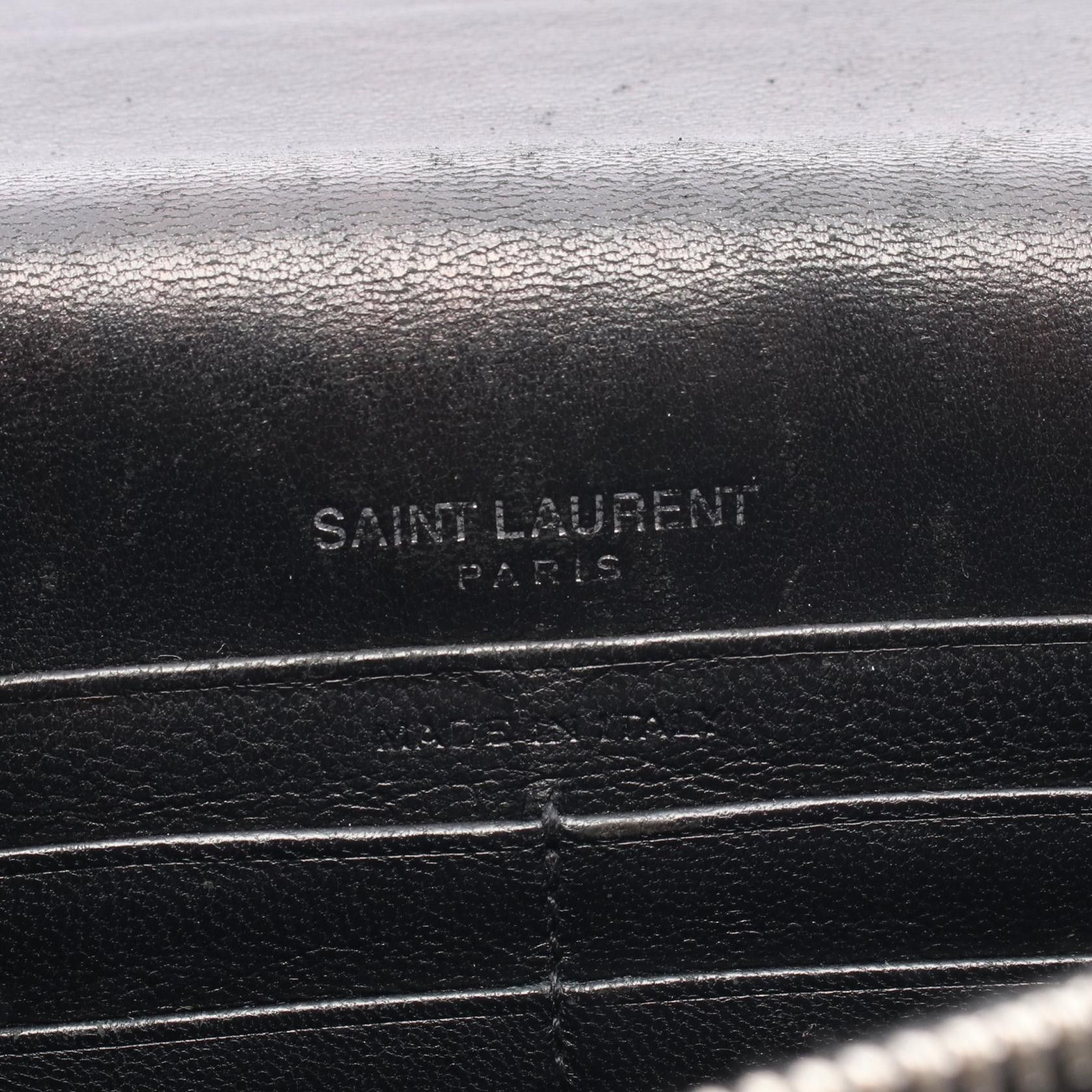 Yves Saint Laurent Yves Saint Laurent Saint Laurent Paris Kate Crocodile Embossed Leather Shoulder Bag Leather Shoulder Bag 452159 DUTY FREE for USA Size ONE SIZE - 4 Thumbnail