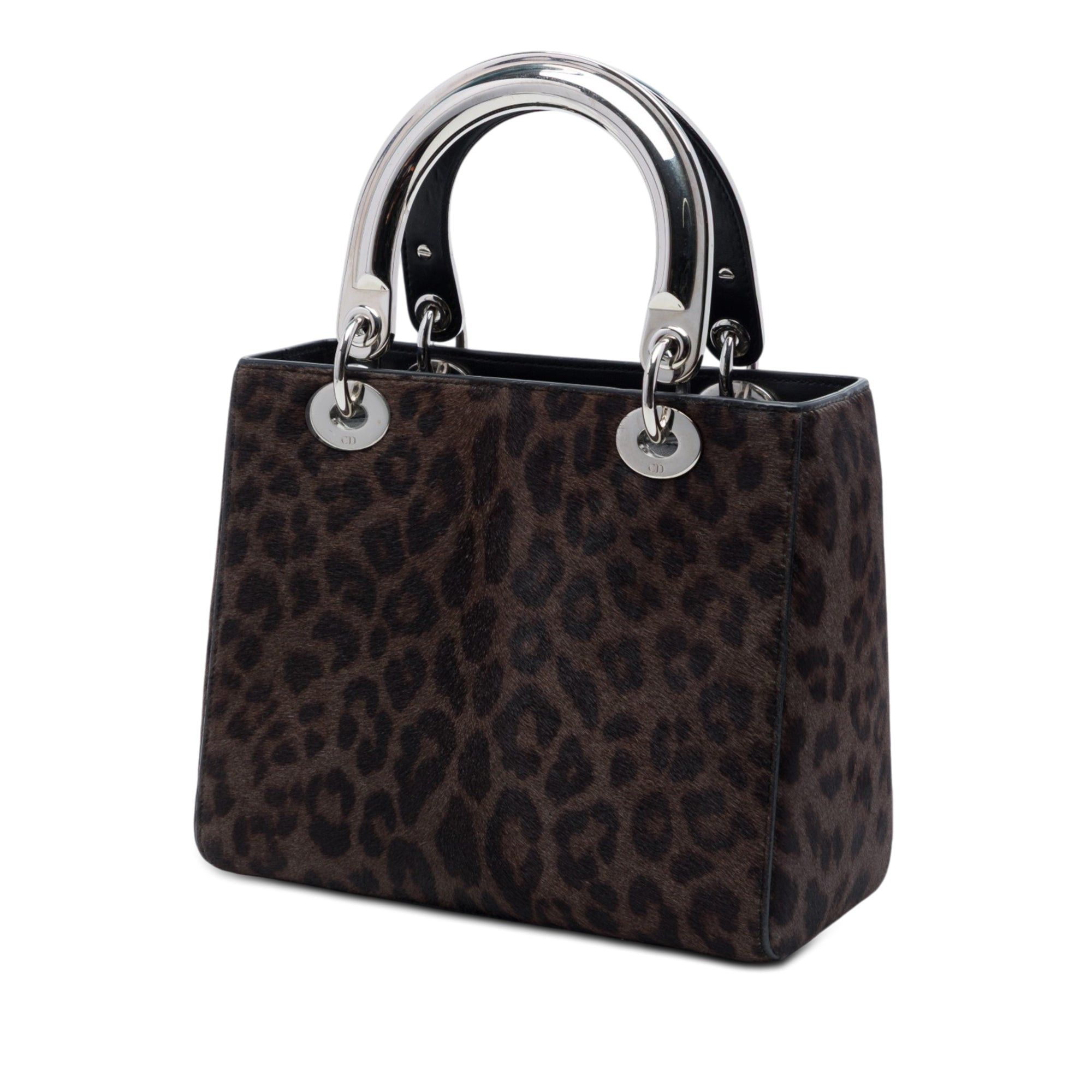Dior Pony Hair Leopard Print Lady Dior Size ONE SIZE - 2 Thumbnail
