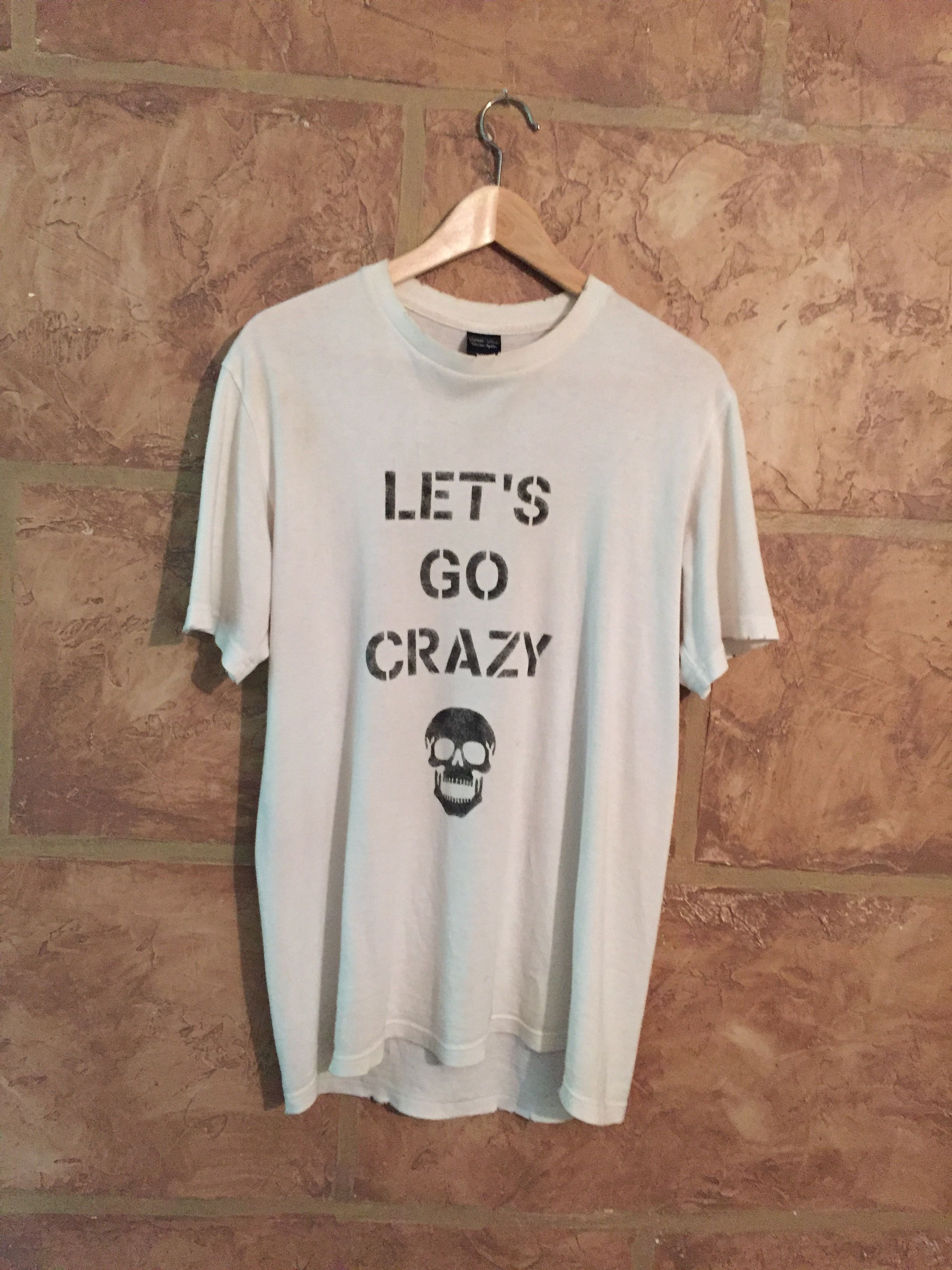 ナンバーナインlet's go crazy t シャツ