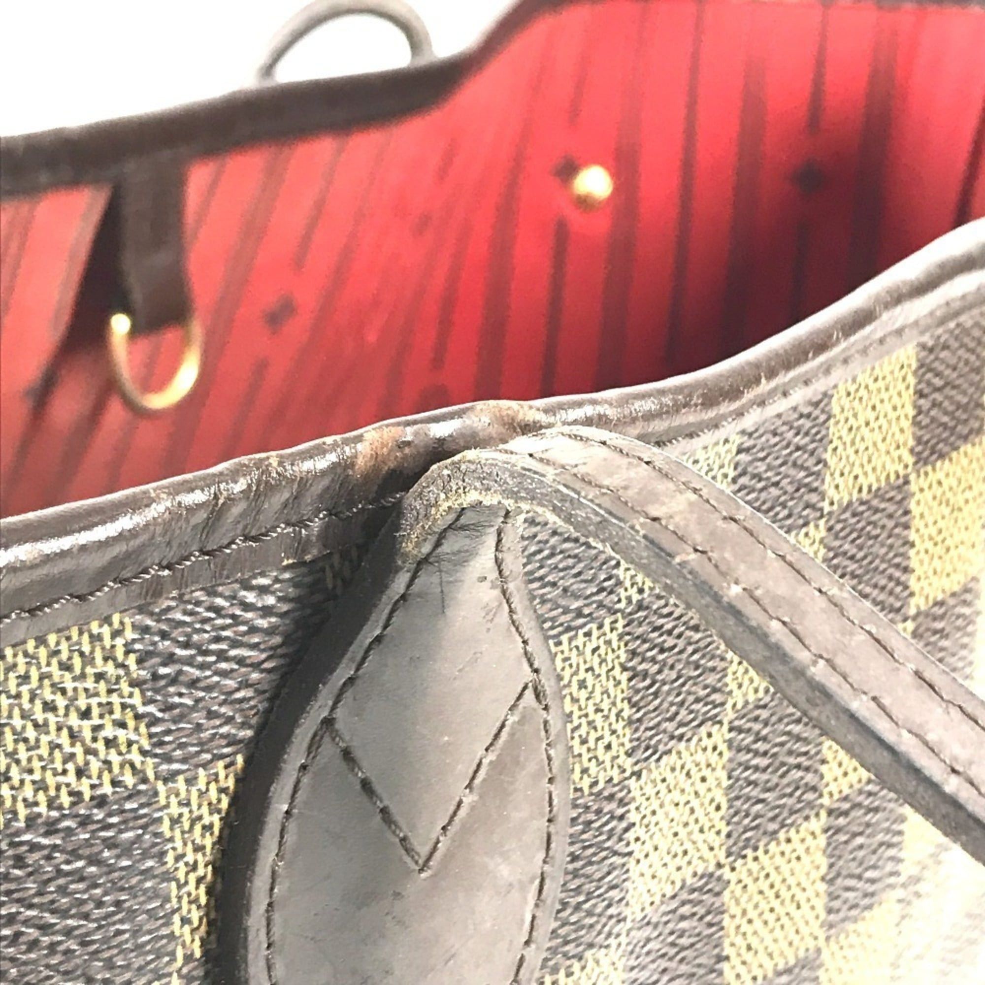 Louis Vuitton LOUIS VUITTON N51105 Damier Neverfull MM Bag, Handbag, Shoulder Tote Canvas, Women's, Ebene Brown Size ONE SIZE - 11 Thumbnail