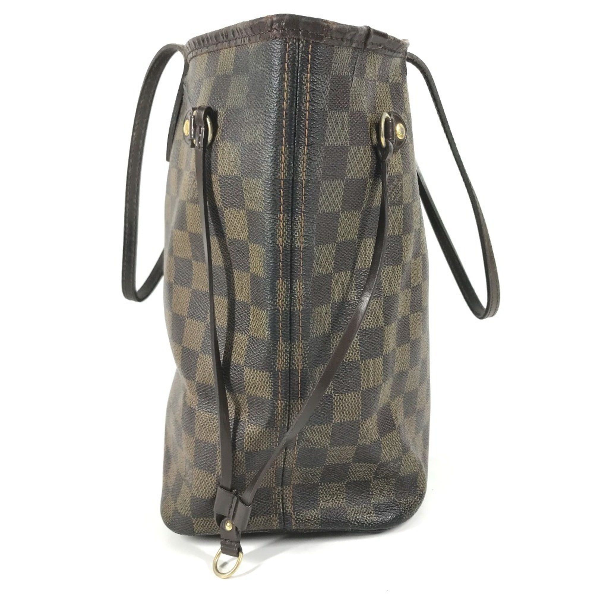 Louis Vuitton LOUIS VUITTON N51105 Damier Neverfull MM Bag, Handbag, Shoulder Tote Canvas, Women's, Ebene Brown Size ONE SIZE - 3 Thumbnail