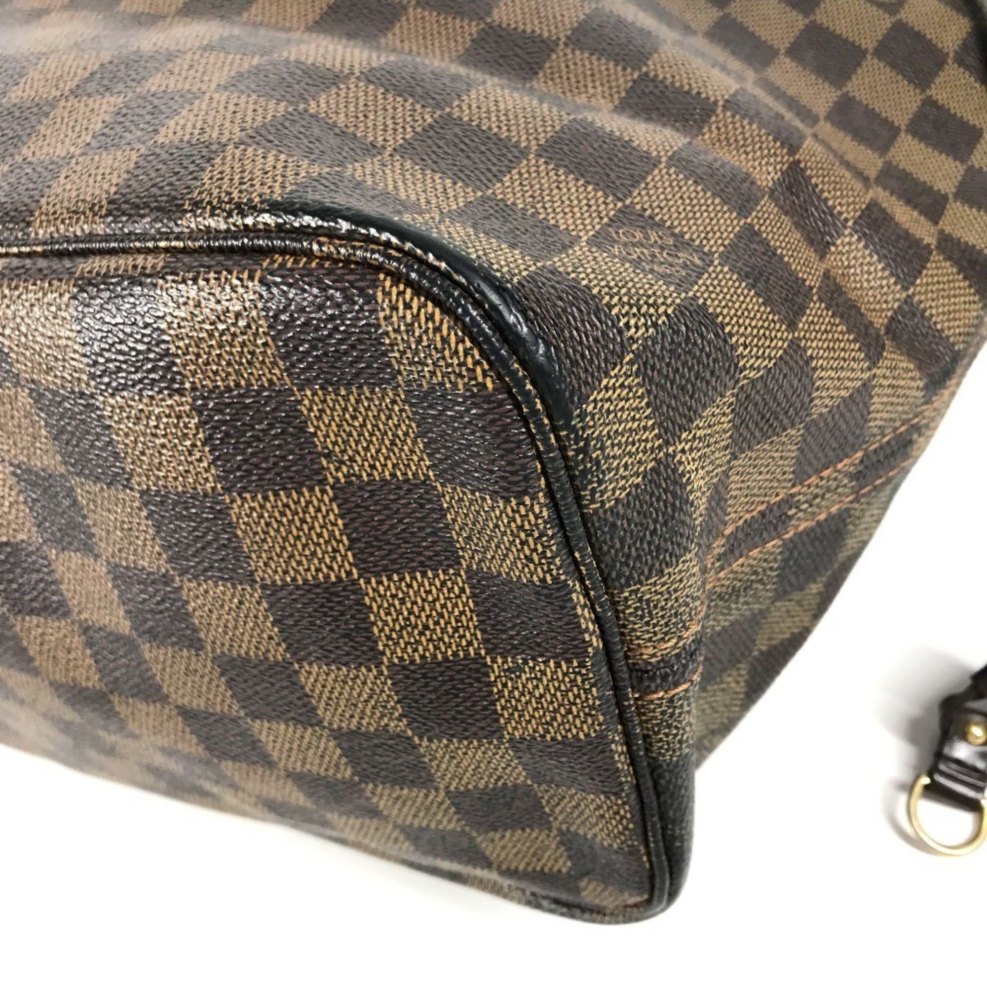 Louis Vuitton LOUIS VUITTON N51105 Damier Neverfull MM Bag, Handbag, Shoulder Tote Canvas, Women's, Ebene Brown Size ONE SIZE - 6 Thumbnail