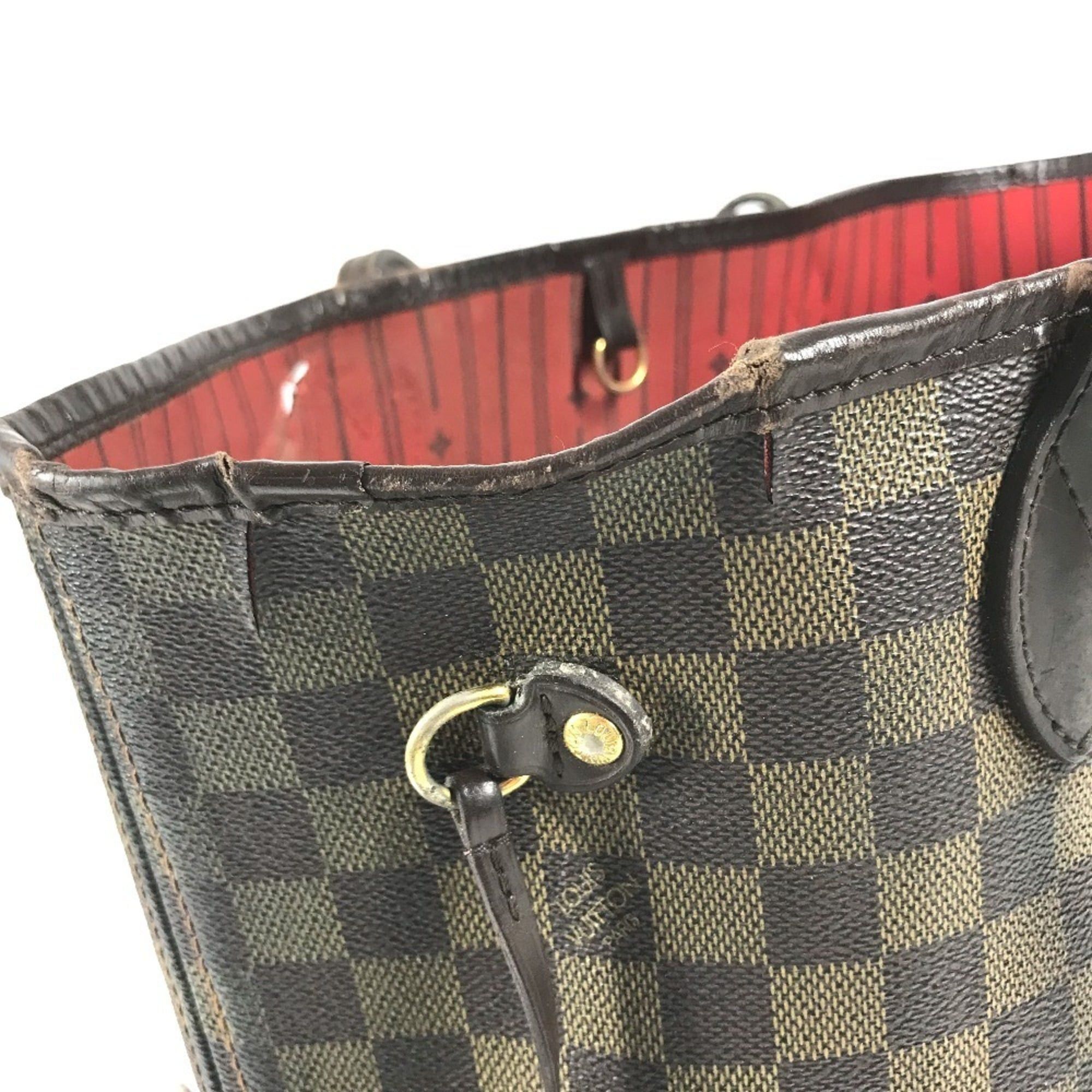 Louis Vuitton LOUIS VUITTON N51105 Damier Neverfull MM Bag, Handbag, Shoulder Tote Canvas, Women's, Ebene Brown Size ONE SIZE - 12 Thumbnail