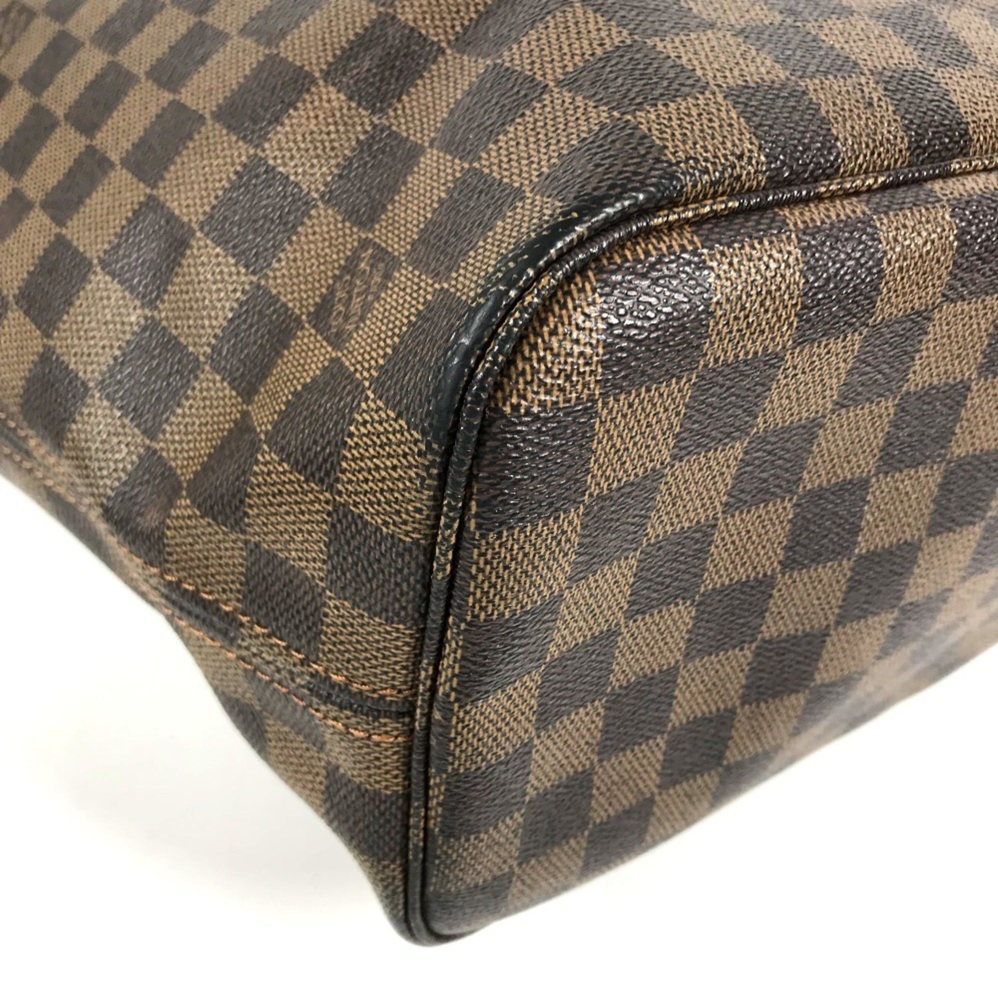 Louis Vuitton LOUIS VUITTON N51105 Damier Neverfull MM Bag, Handbag, Shoulder Tote Canvas, Women's, Ebene Brown Size ONE SIZE - 7 Thumbnail