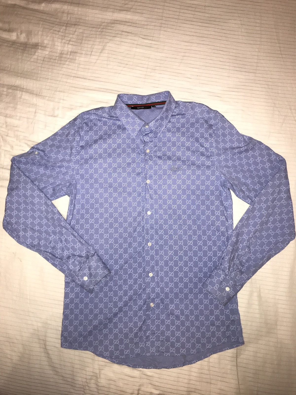 Gucci Gucci Monogram Dress Shirt