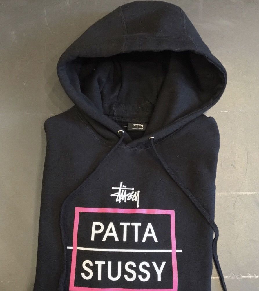 Patta hot sale stussy hoodie