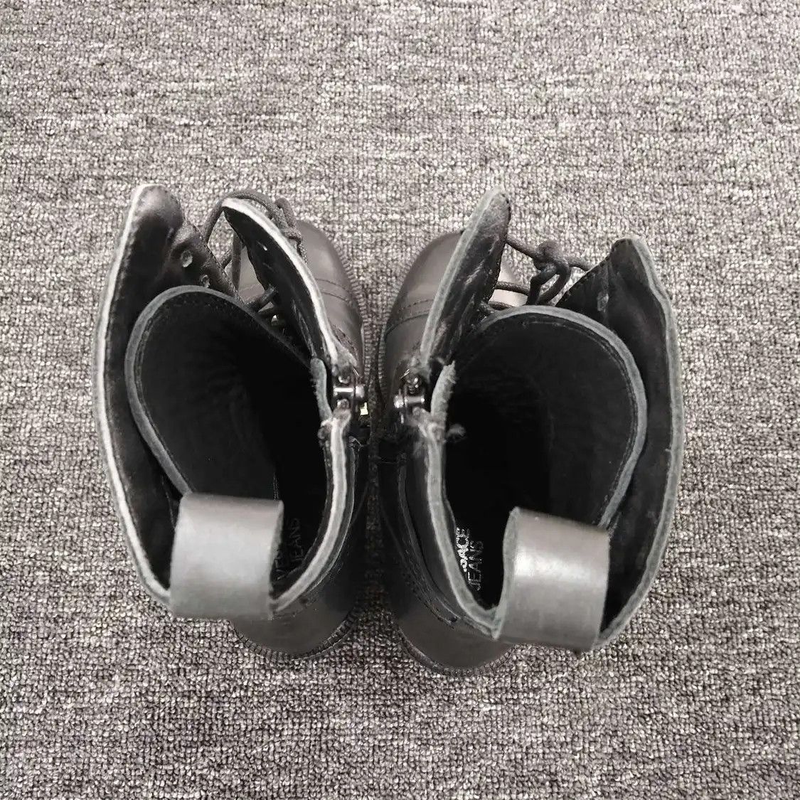 Versace VERSACE Winter black leather Women's mid-calf boots 35 Size US 5 / IT 35 - 7 Thumbnail