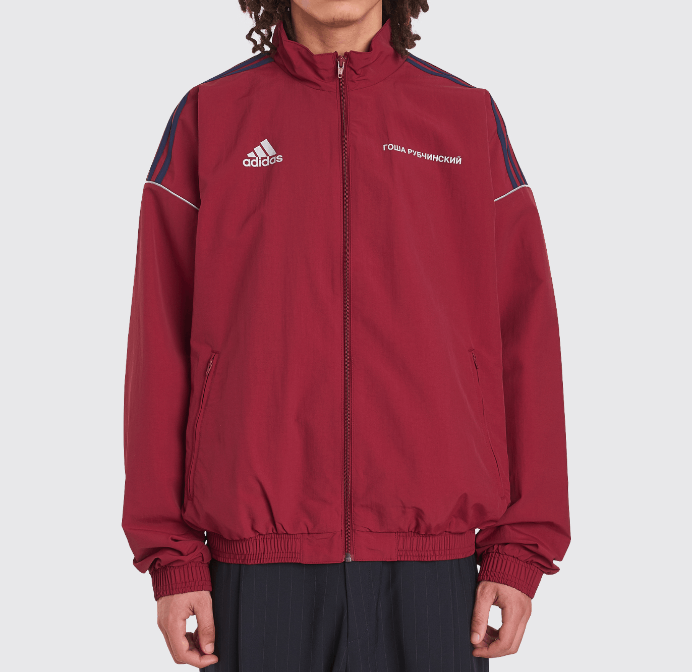 Adidas Gosha Rubchinskiy Gosha Rubchinskiy X Adidas Track Jacket Burgundy Grailed