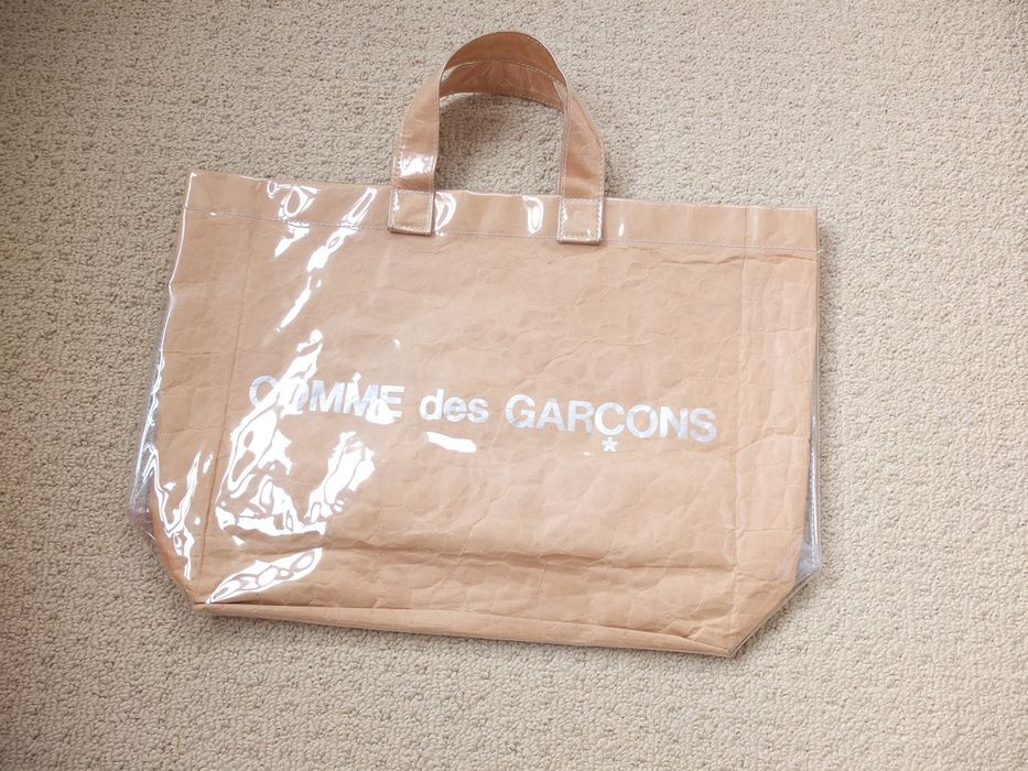 Comme des Garcons Comme des Garcons PVC Brown Paper Bag LIMITED EDITION ...