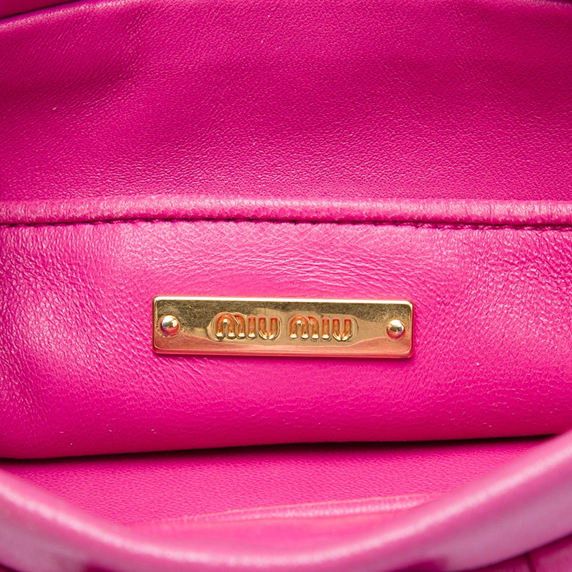 Miu Miu Matelasse Nappa Frame Clutch with Strap Size ONE SIZE - 5 Thumbnail
